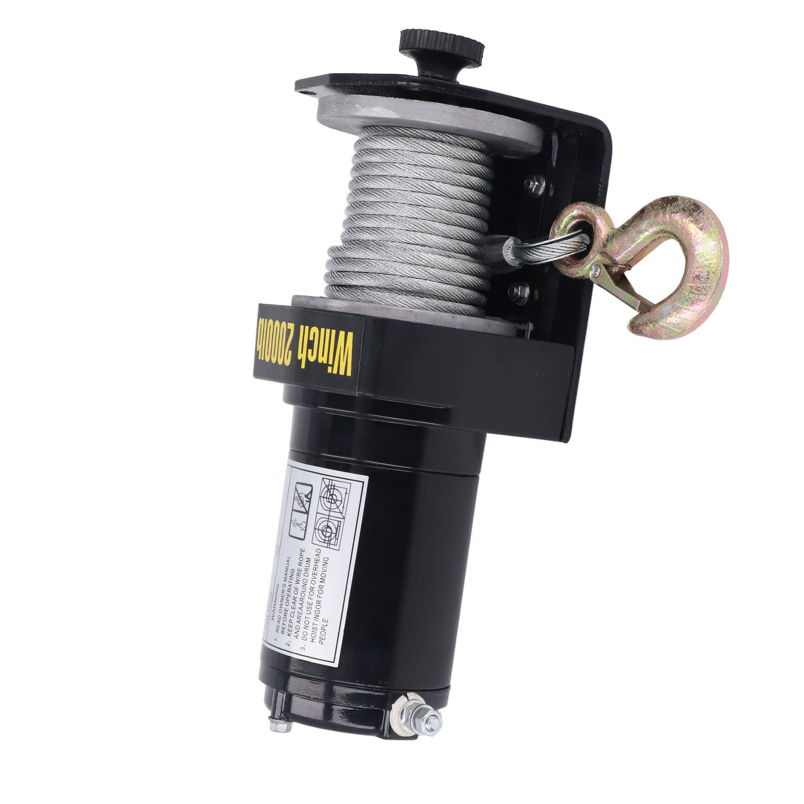 24V Electric Winch with Copper Core - High Conductivity Cable for Trucks, Off-Road Vehicles & Heavy Duty Towing | Perfect for Recovery, Hauling & Construction Work