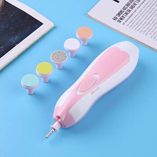 ORIGINAL MART Baby Nail Trimmer with LED Light - Safe Electric Nail Clippers Kit for Newborns, Infants & Toddlers - Gentle Fingernail & Toenail Care, Polish & Trimming - Perfect for Travel, Home Use & Baby Grooming Kits