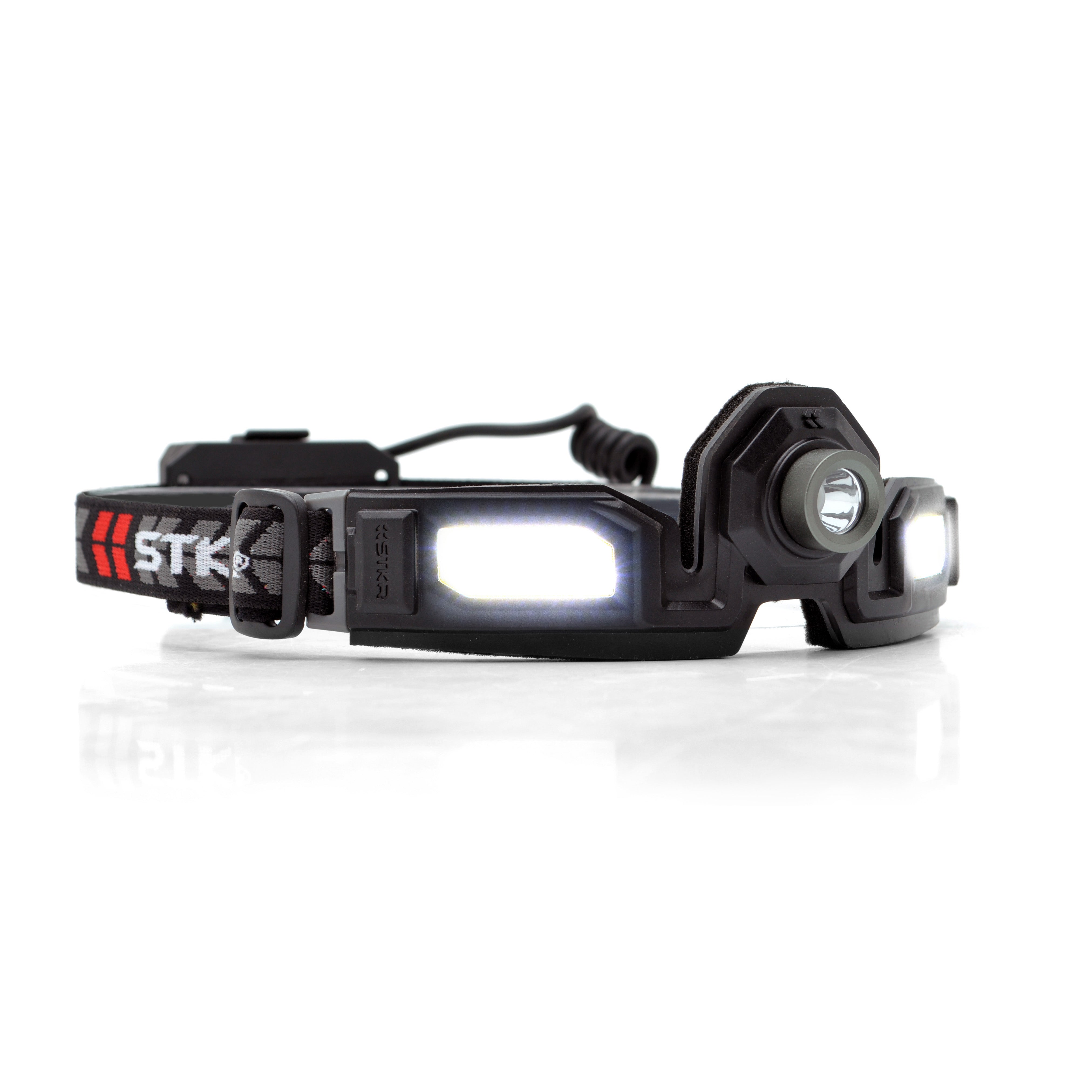 FLEXIT Headlamp 3.0 - 300 Lumens LED Headlight with 240° Halo Lighting for Camping, Hiking, Running & Outdoor Activities