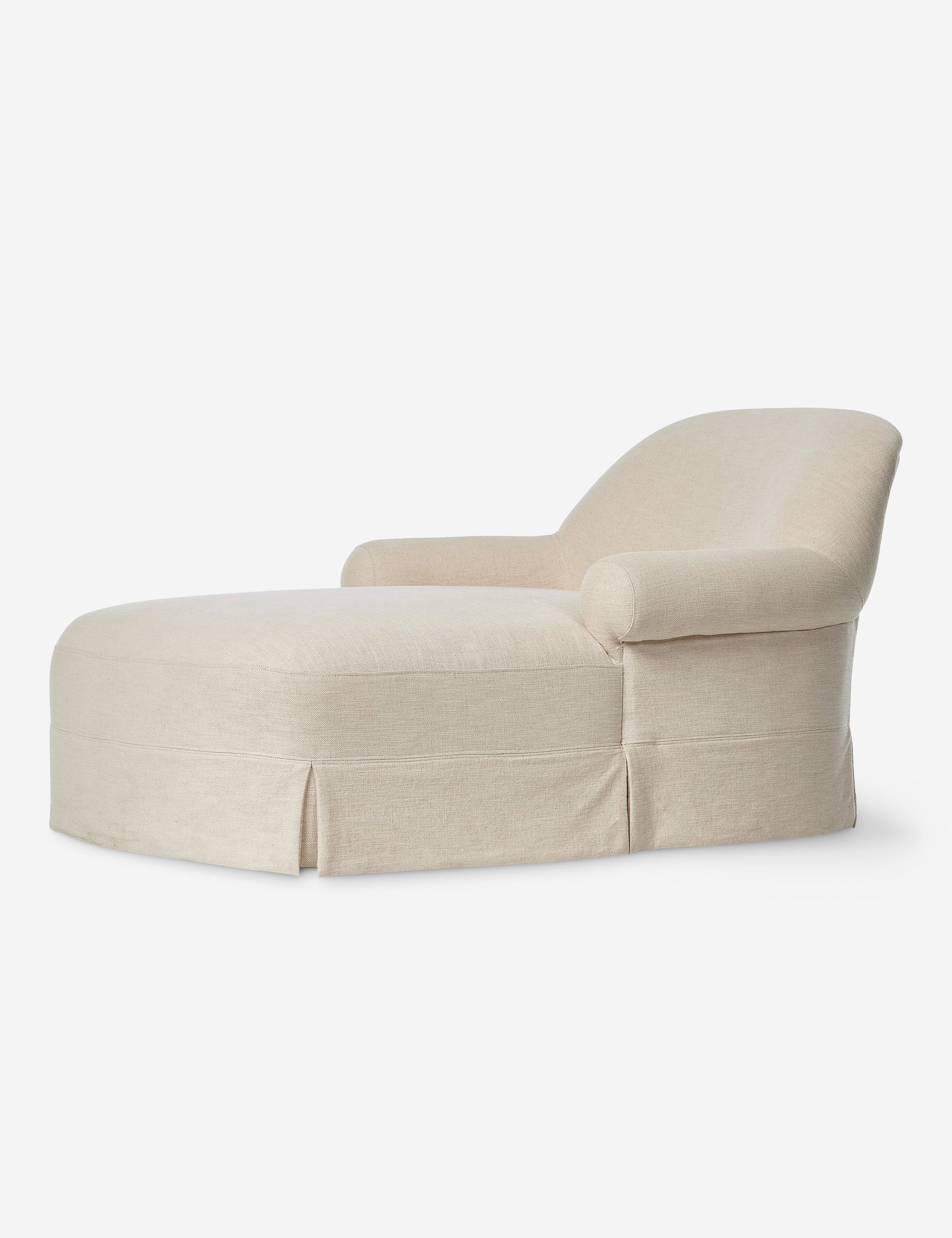 Arden Slipcover Chaise Lounge - Amber Lewis x Four Hands Collaboration - Modern Sofa for Living Room, Bedroom & Home Office