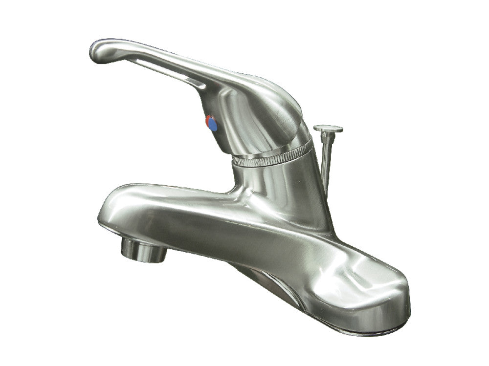 Kingston Brass KB512 Single Handle 4-Inch Centerset Bathroom Faucet - Modern Water-Saving Design for Small Bathroom Sinks & Vanities