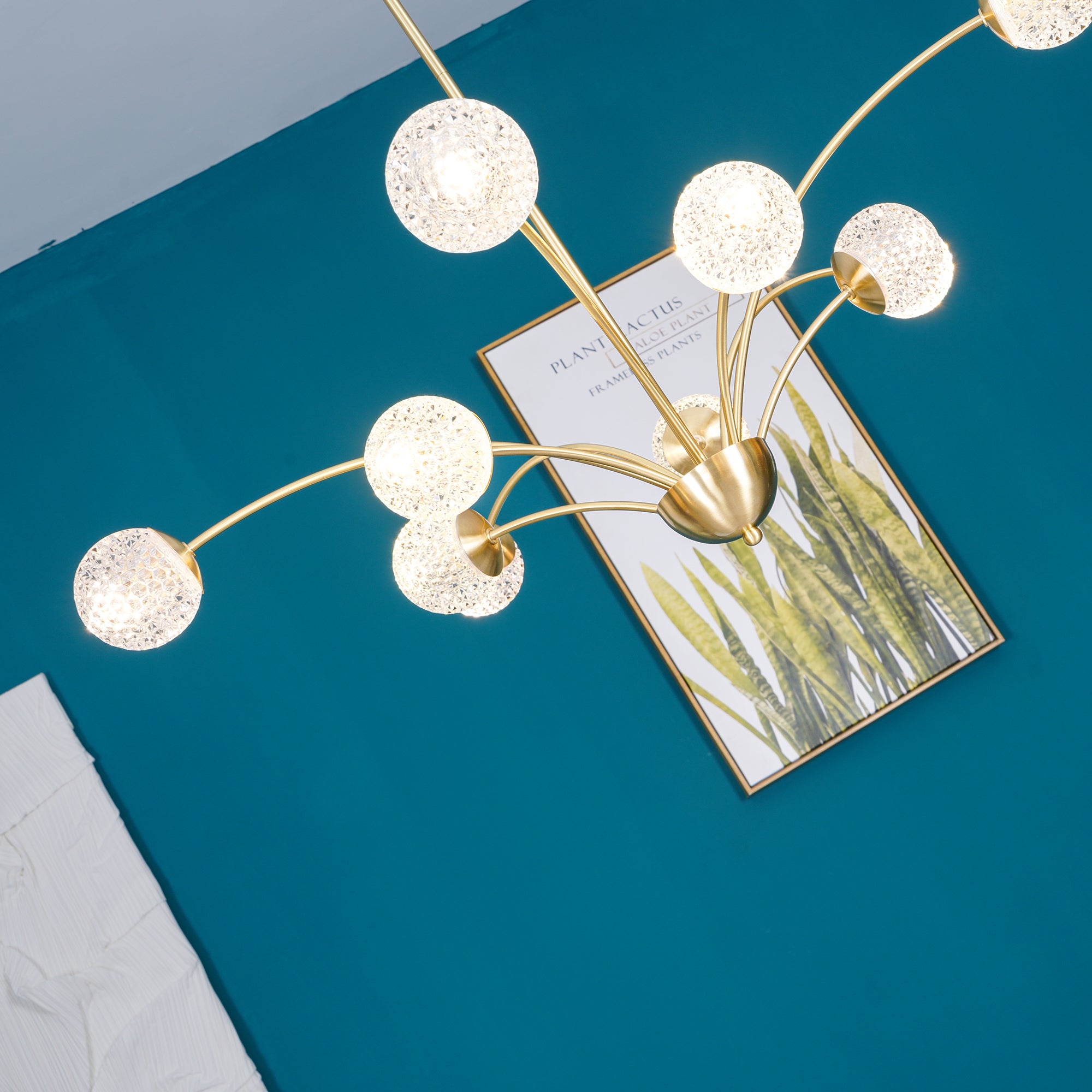 Millender Chandelier - Elegant Crystal Ceiling Light Fixture for Dining Room & Living Room | Modern Home Decor Lighting