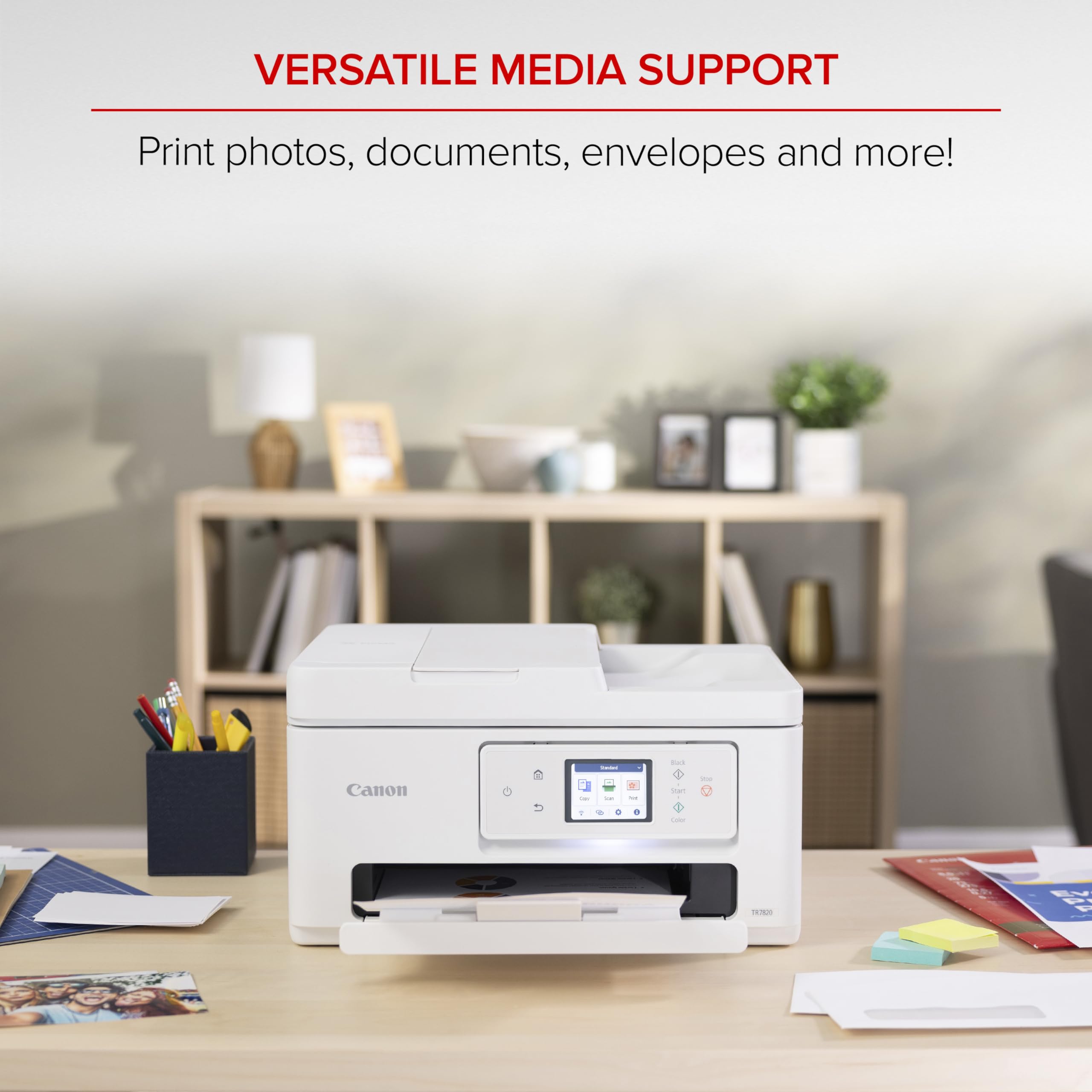 Canon PIXMA TR7820 Wireless All-in-One Printer for Home - Print, Scan, Copy & Fax | Ideal for Home Office, School Projects & Small Business Use