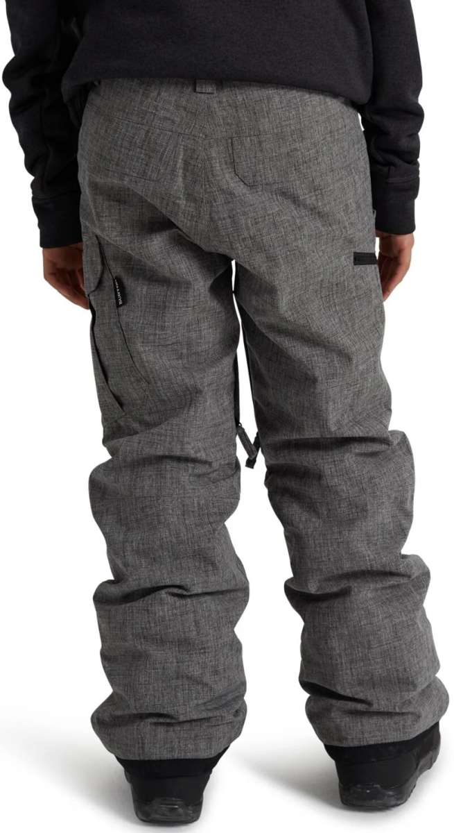 Burton Youth Exile 2L Insulated Cargo Pants for Boys 2024 - Waterproof Snow Pants for Skiing, Snowboarding & Winter Outdoor Activities