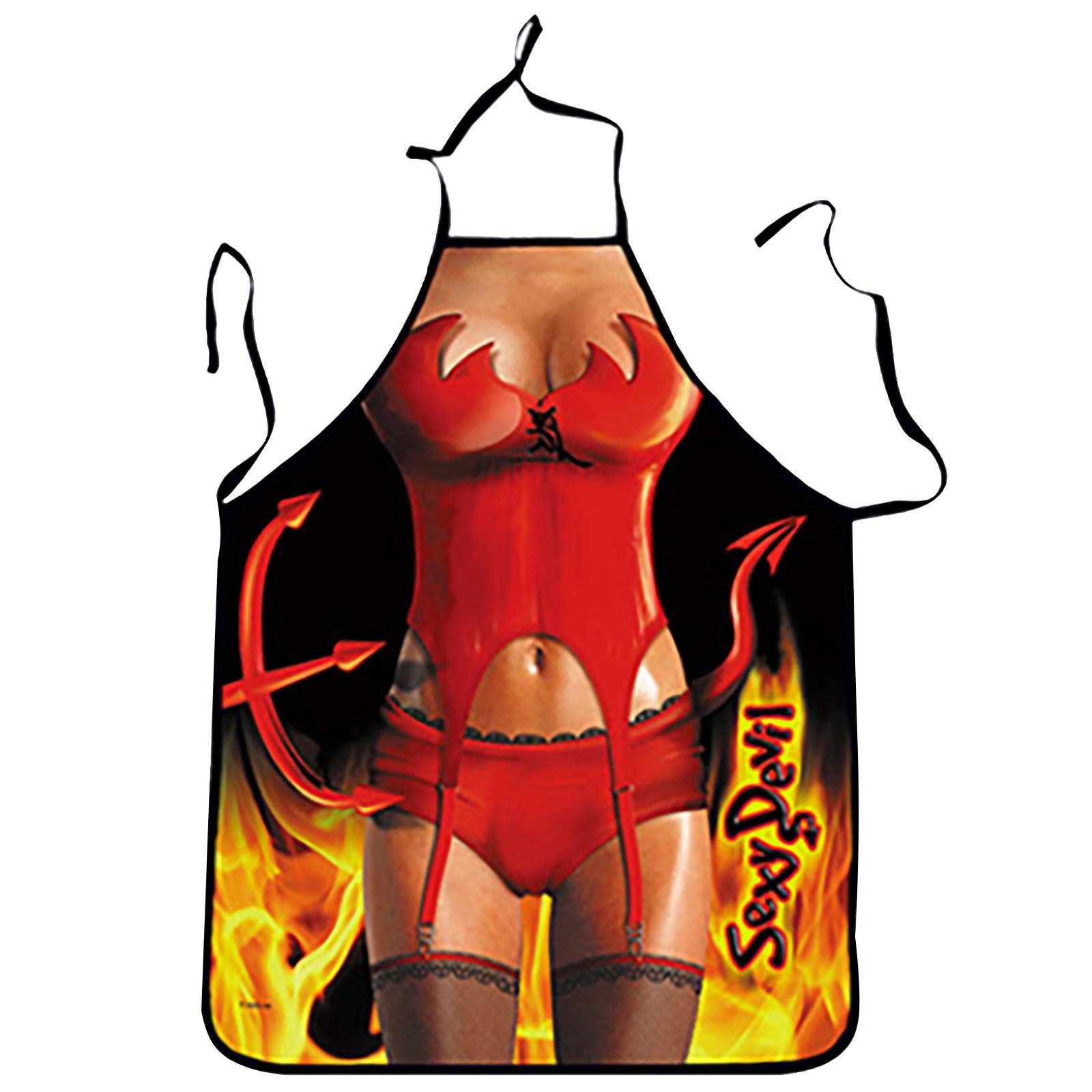Fun Printed Cowboys Kitchen Apron for Adults - 1pc Household Cleaning Apron for Cooking, BBQ & Housekeeping - Durable & Stylish Organizer Accessory