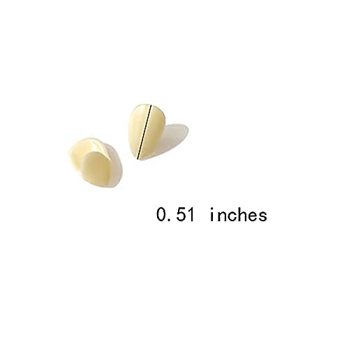 Vampire Teeth Fangs for Halloween Cosplay Costume - 4 Pairs with Adhesive - Perfect for Halloween Parties, Vampire Costumes & Themed Events