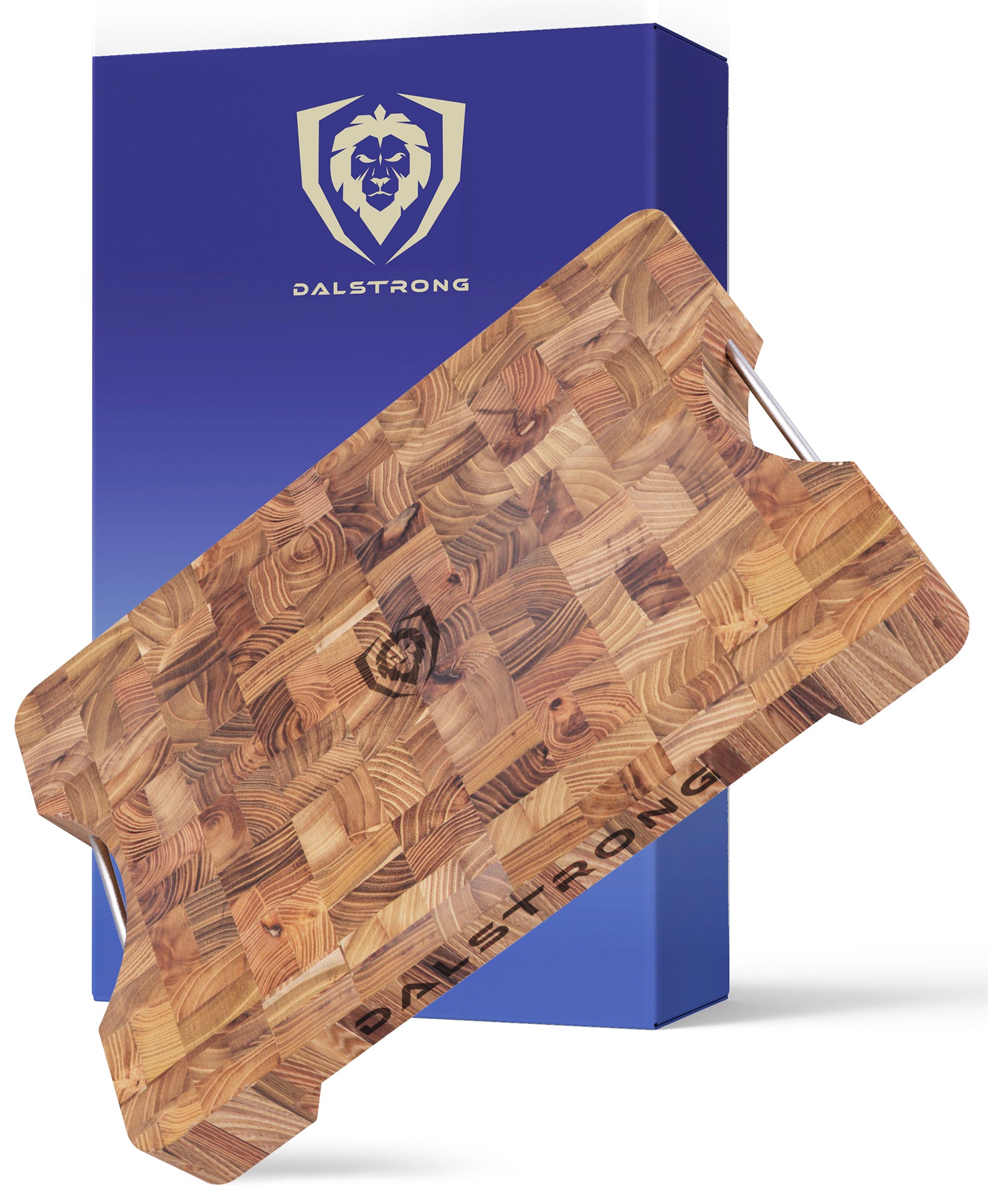 Premium Teak Wood Cutting Board by Lionswood & Dalstrong – Durable, Natural, and Knife-Friendly for Kitchen, Charcuterie, and Serving