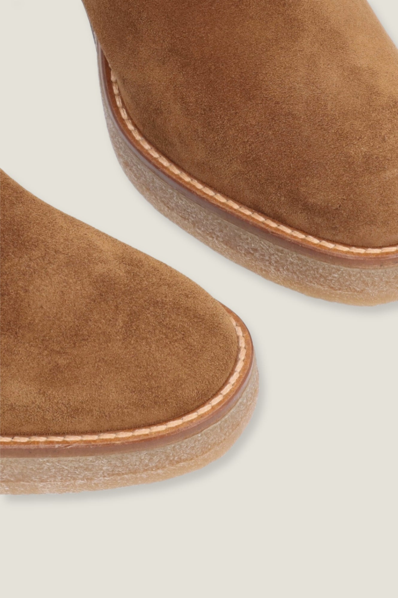 ALPE Janise Suede Ankle Boots for Women - Comfortable Tan Mid Heel Booties | Perfect for Office, Date Night & Fall Fashion