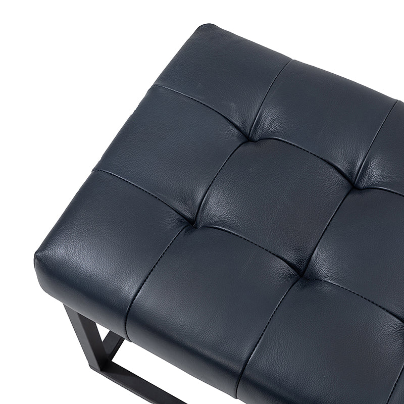 Rosana Genuine Leather Multi-Functional Storage Bench with Cushion Top - Perfect for Entryway, Bedroom, or Living Room Seating and Storage
