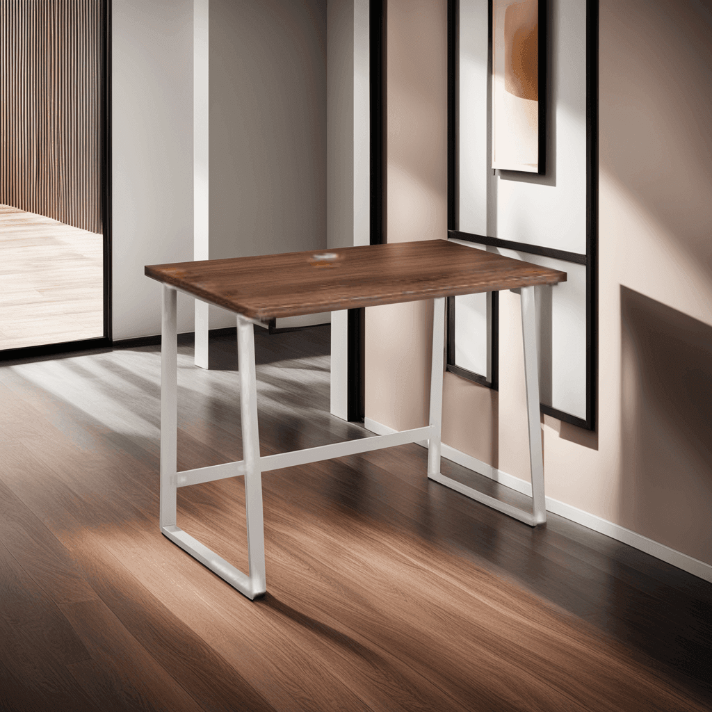 Maple Wood Study Desk - 100cm Wide Writing Desk for Home Office, Student Study & Small Spaces - Perfect for Remote Work, Online Classes & Crafting