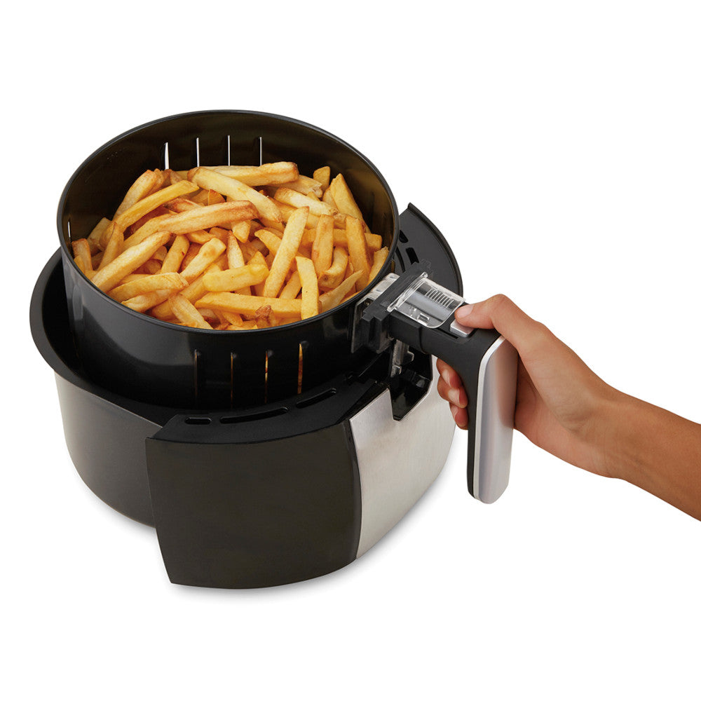 Hamilton Beach 35065C 3 Liter Digital Air Fryer - Healthy Oil-Free Cooking for Crispy Fries, Chicken Wings & More | Perfect for Small Kitchens & Quick Meals