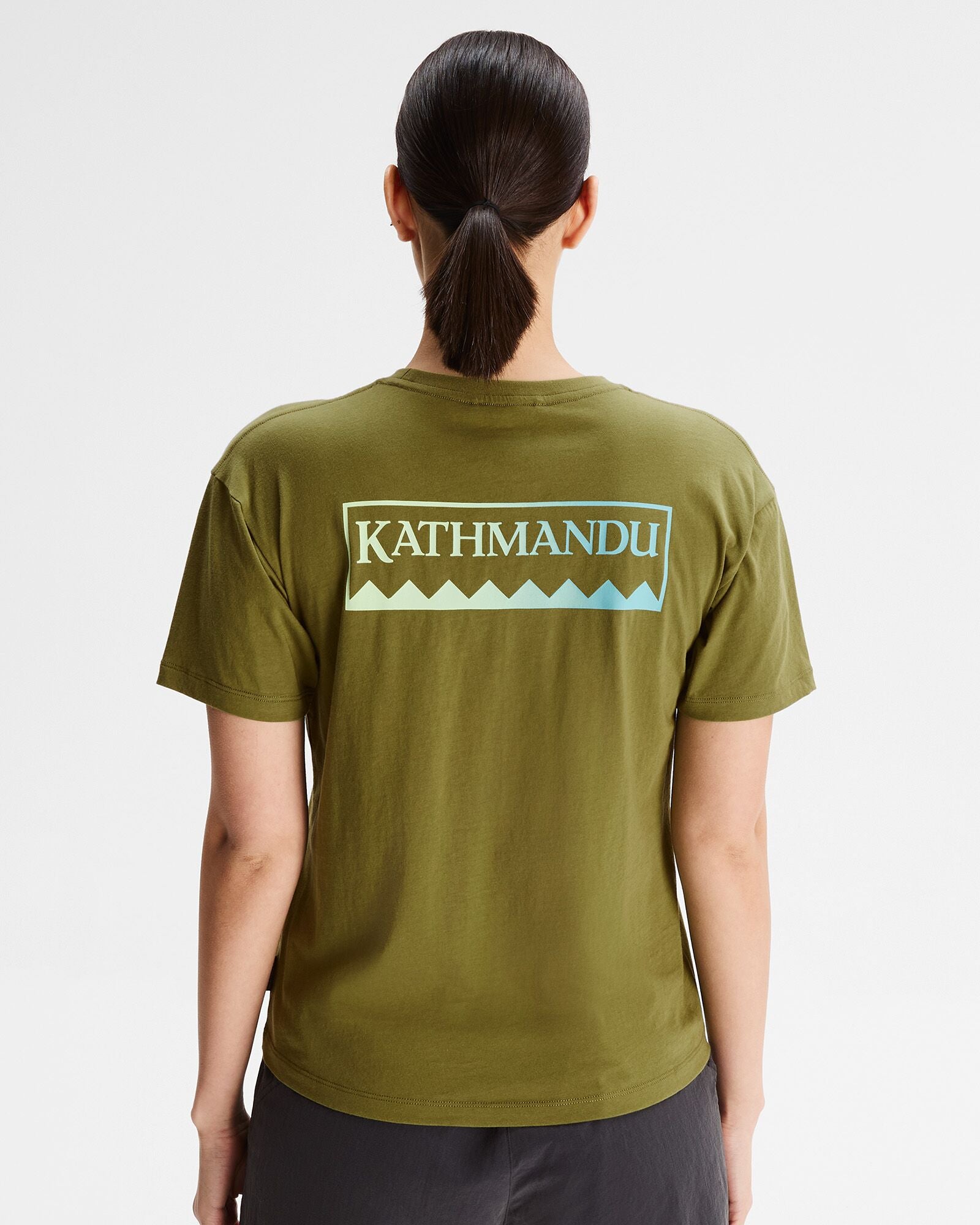 Heritage Organic Cotton T-Shirt for Women - Soft, Breathable & Eco-Friendly Dark Fern Green Tee - Perfect for Casual Wear, Yoga & Everyday Outfits