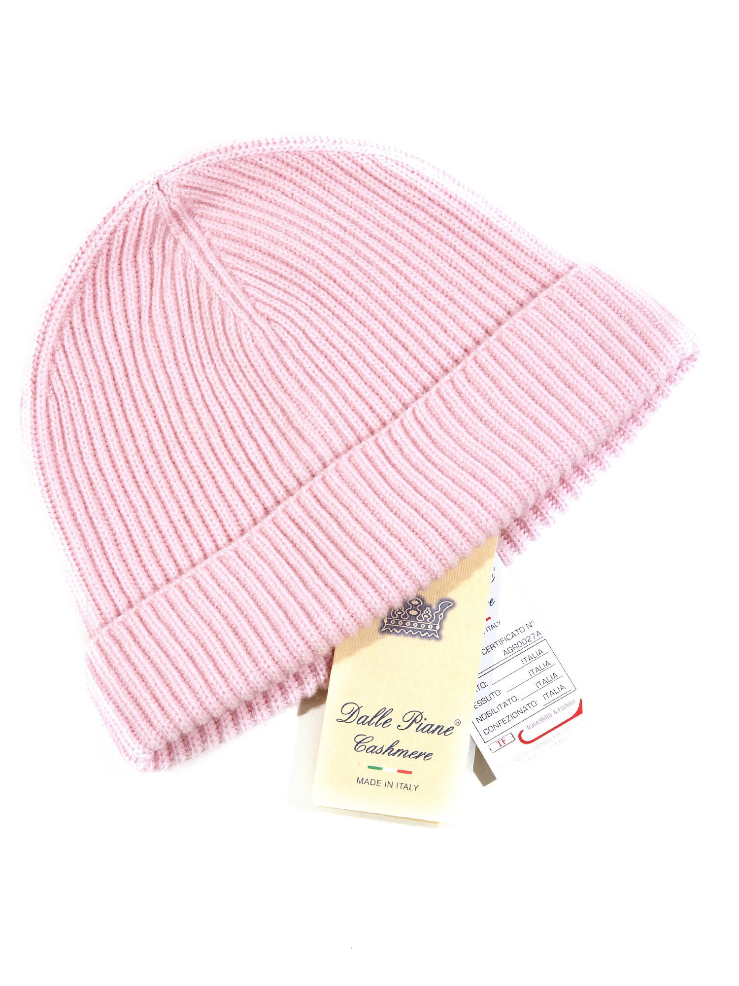 100% Cashmere Hat by Dalle Piane - Made in Italy for Men & Women - Winter Warm Luxury Beanie for Cold Weather & Outdoor Activities