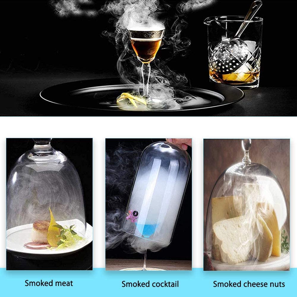Portable Handheld Food Smoker Gun - Mini Kitchen Smoke Infuser for Meat, Cocktails, BBQ & Drinks | Perfect for Home Cooking, Restaurants & Outdoor Grilling