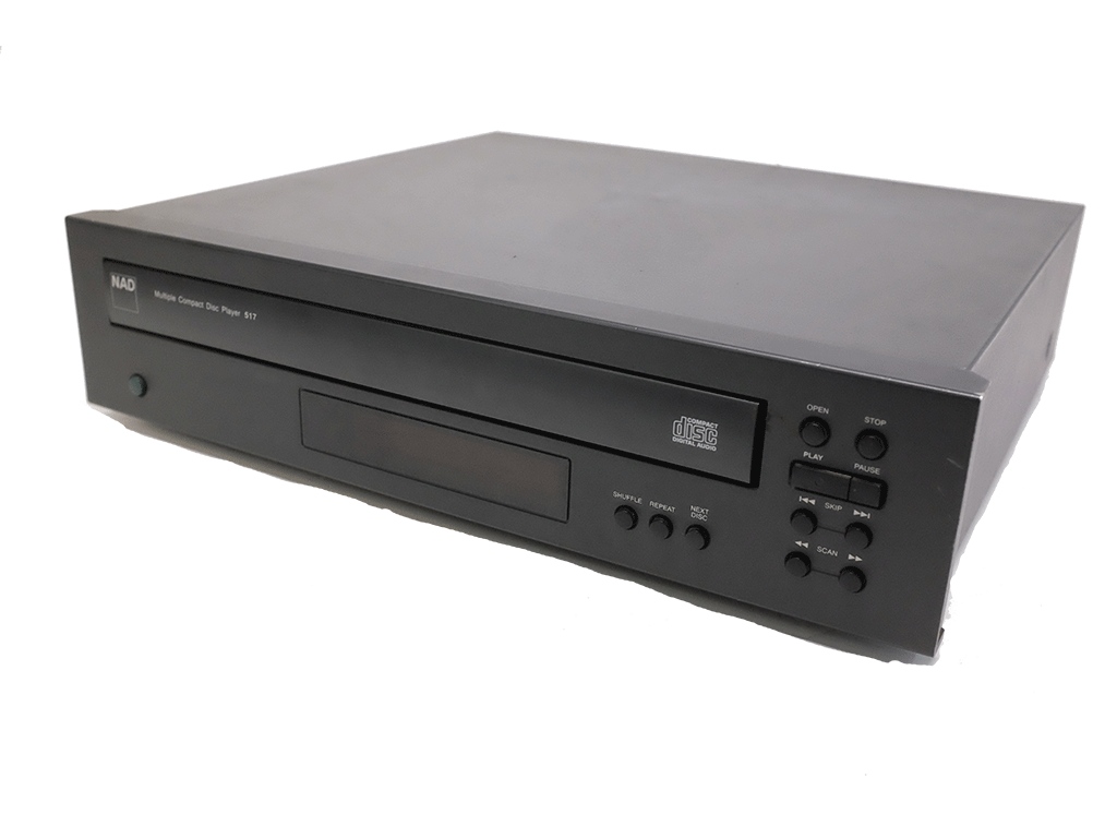 NAD 517 5-Disc CD Changer - High Fidelity Multi-Compact Disc Player for Home Audio Systems | Perfect for Music Lovers & Audiophiles