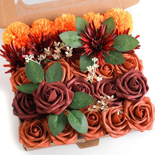 Z-orange & Burgundy