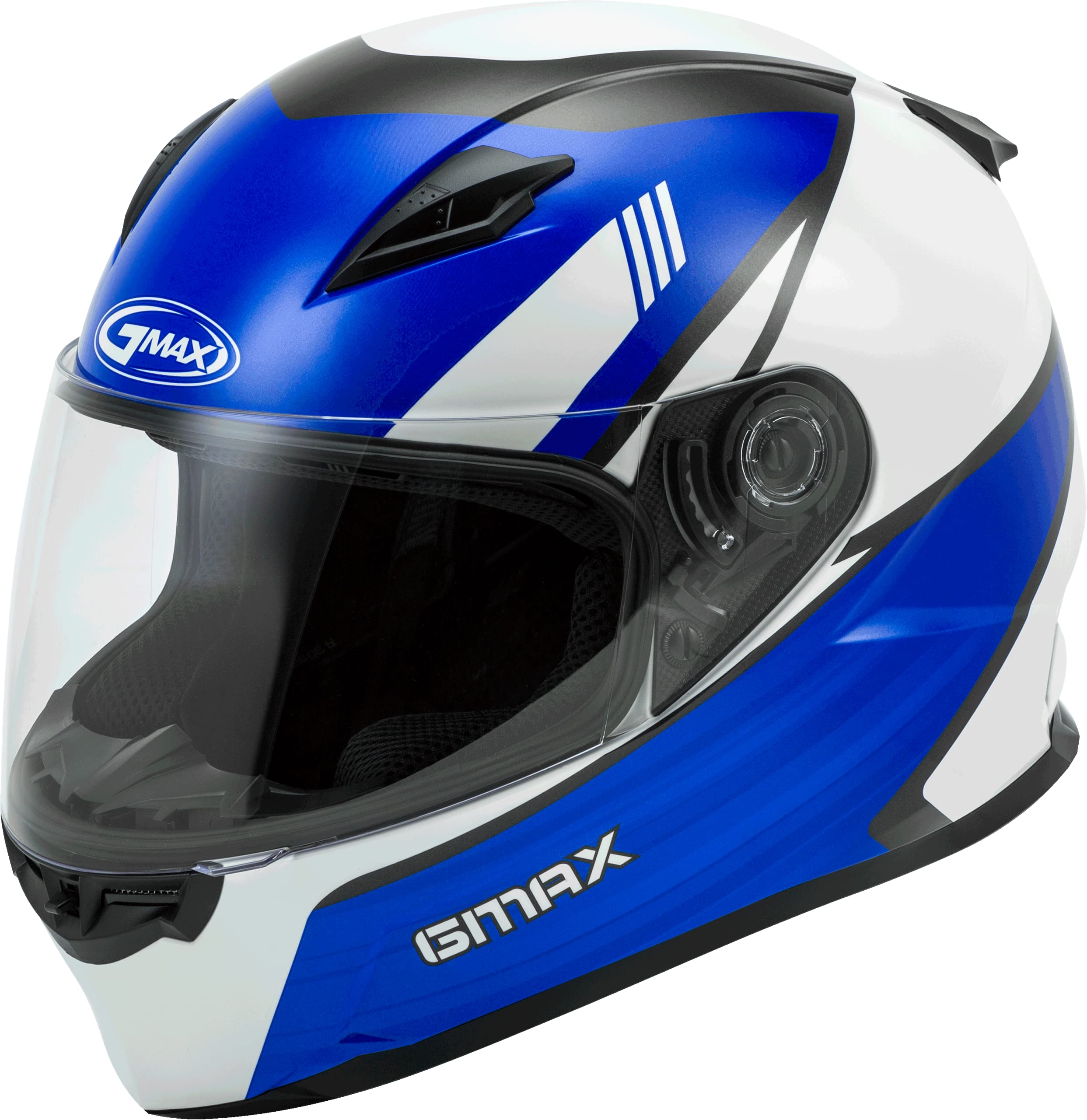 GMAX FF-49 DOT Approved Full Face Motorcycle Helmet - Lightweight & Ventilated for Men & Women - Ideal for Street Riding, Cruising & Long Distance Motorcycle Tours