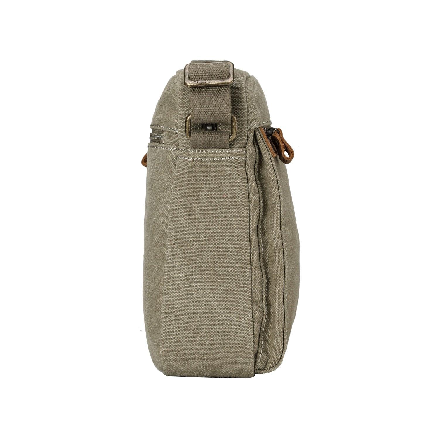 Troop London Classic Canvas Crossbody Bag for Men & Women - Stylish & Durable Shoulder Bag for Travel, Work & Everyday Use