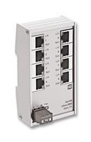 HARTING 24020080000 8-Port 100Mbps Unmanaged Fast Ethernet Switch - DIN Rail Mount, Industrial Grade, RoHS Compliant - Perfect for Factory Automation & Harsh Environment Networking