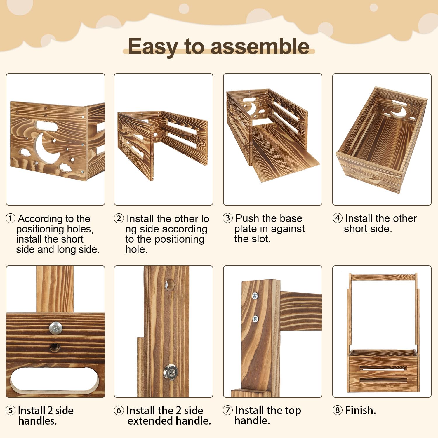 Wooden Baby Shower Gift Crate - 33.5