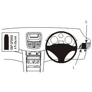 Peugeot 207 (2006-2014) Right Hand No-Drill Dashboard Mount - Perfect for GPS, Phone Holders & Car Accessories - Easy Installation, Secure Fit