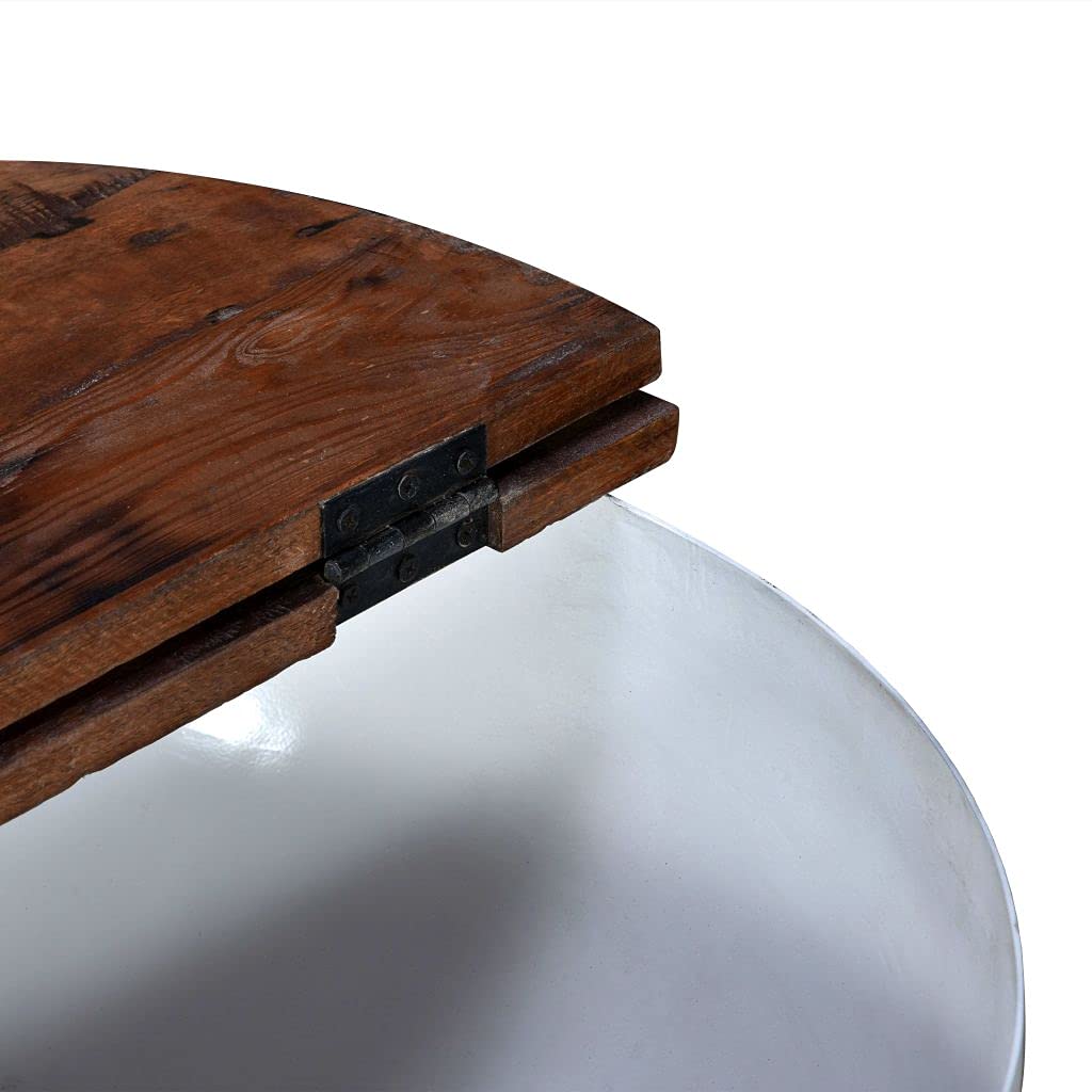 Modern Coffee Table & End Table Set - Round Bowl Shape Center Table & Side Table for Living Room, Home Office, Family Room Decor - Perfect for Entertaining & Relaxation