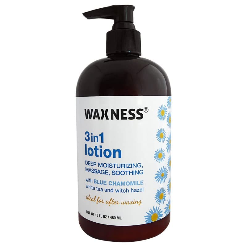 Natural Botanical Soothing Massage Lotion with Chamomile & White Tea - 16 fl oz (480ml) for Relaxation, Aromatherapy & Skin Hydration | Perfect for Spa, Home Massage & Self-Care Routines