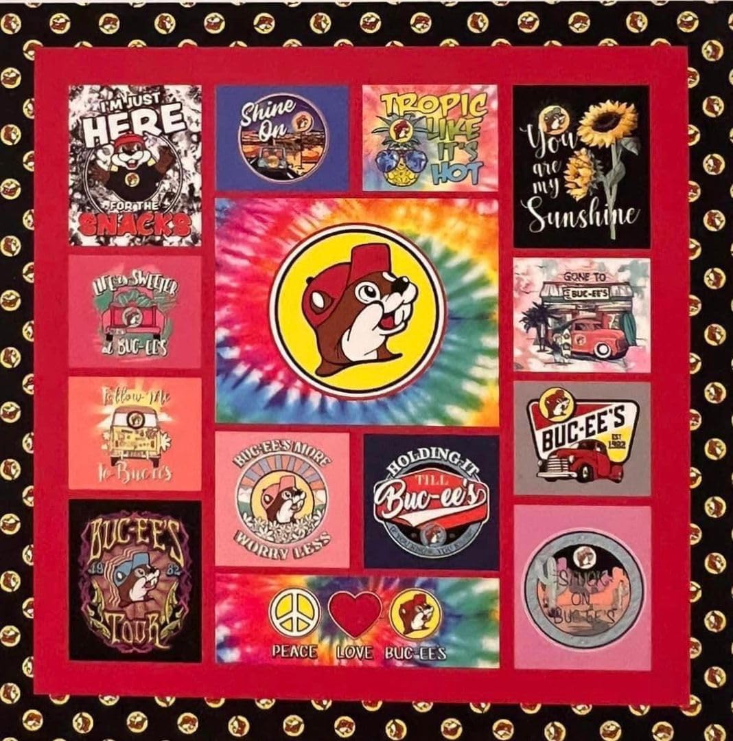 Buc-ee's Queen Size Quilt - Soft & Cozy Bedding for All Seasons | Perfect for Home, Guest Room & Dorm Decor