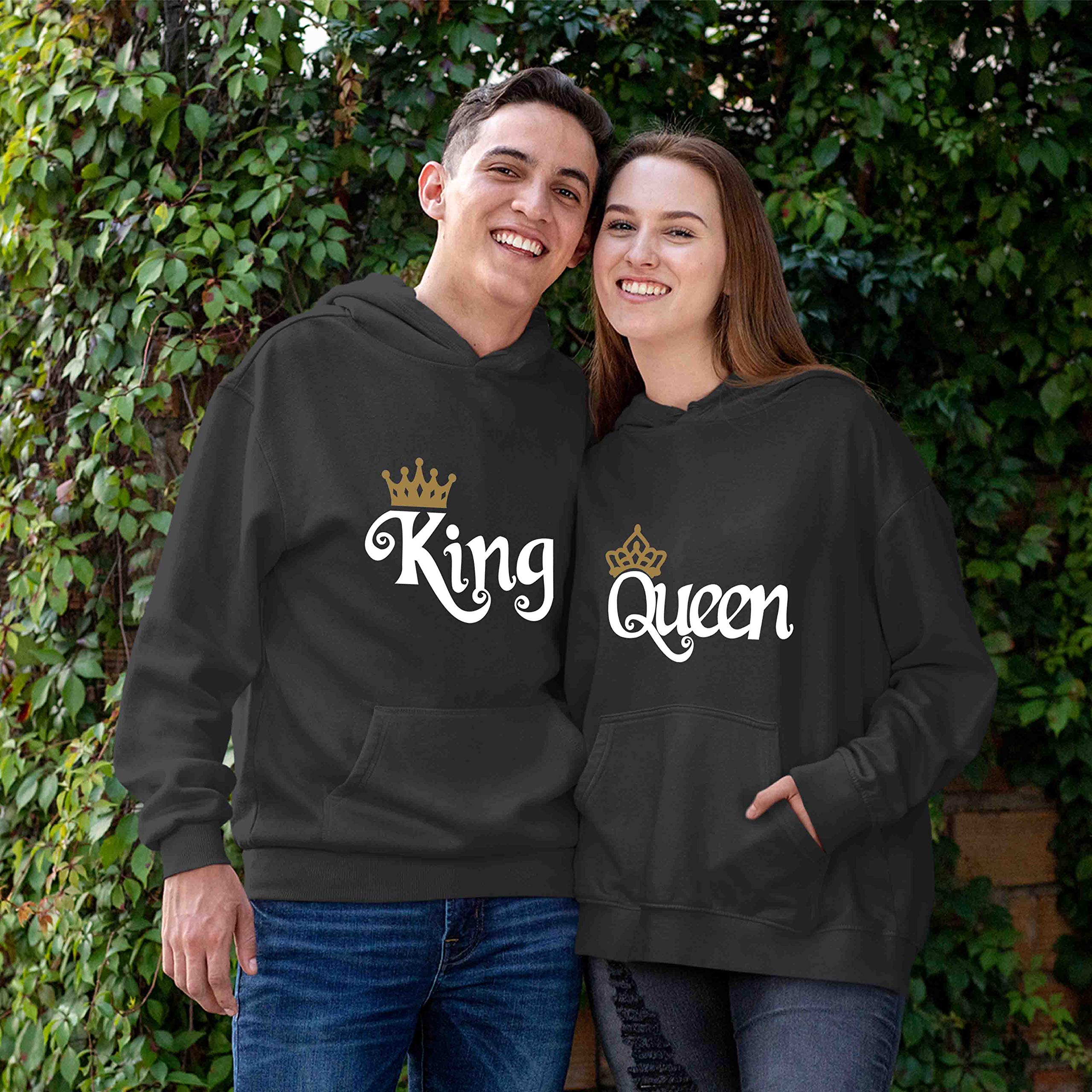 Best Unisex Family Hoodies with Kangaroo Pocket - Queen & King Couples Hoodies for Cozy Nights and Outdoor Adventures