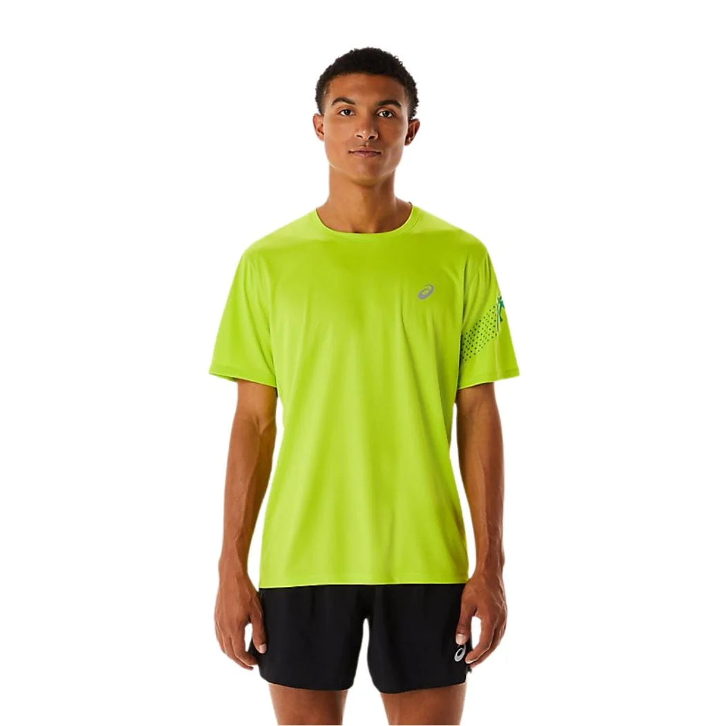 ASICS Icon Men's T-Shirt - Lightweight Performance Tee for Running, Gym & Casual Wear | Moisture-Wicking Athletic Shirt for Men