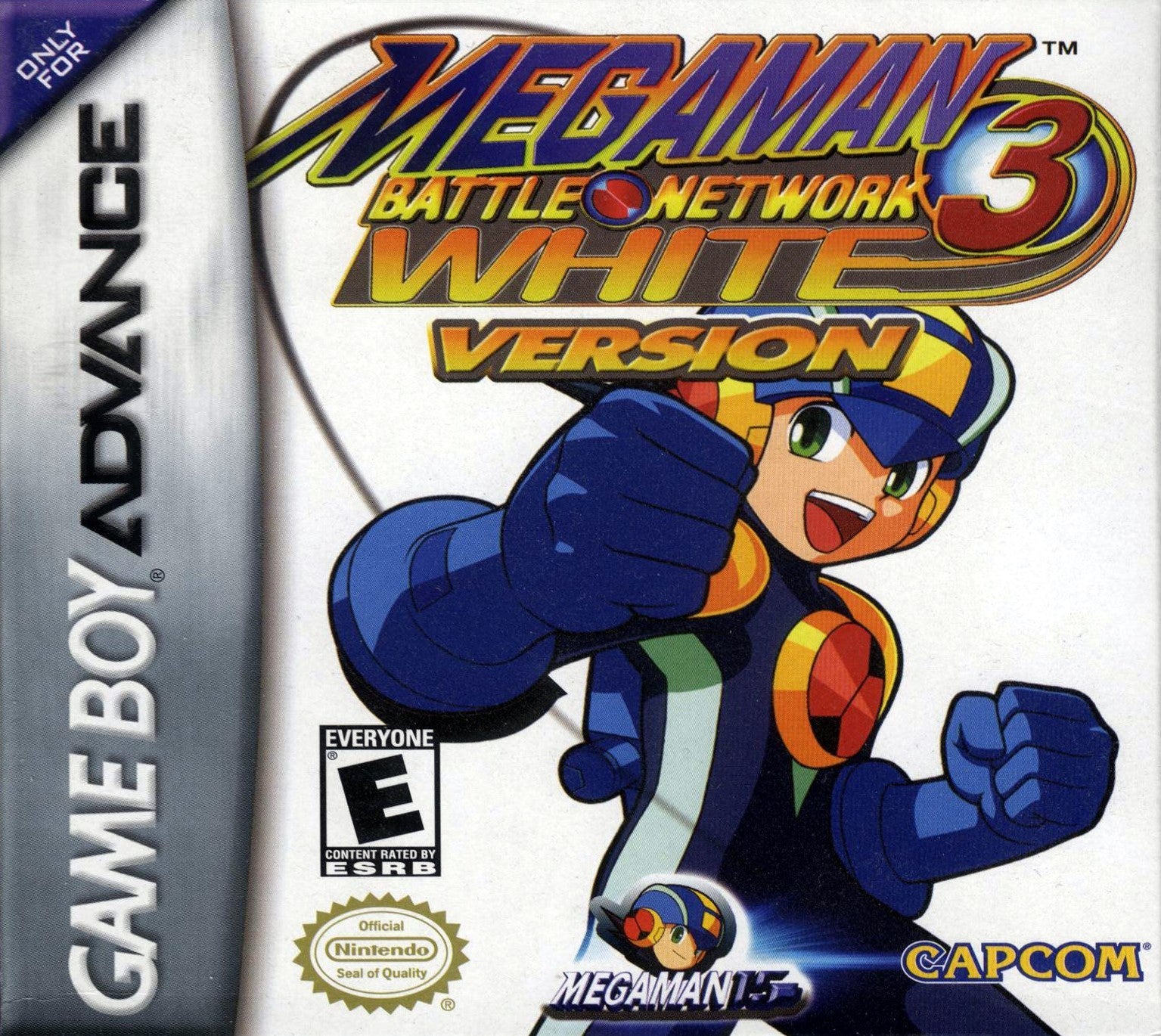 MegaMan Battle Network 3 White Version - Classic GBA Game Cartridge for Nintendo Game Boy Advance | Perfect for Retro Gaming & Collectors