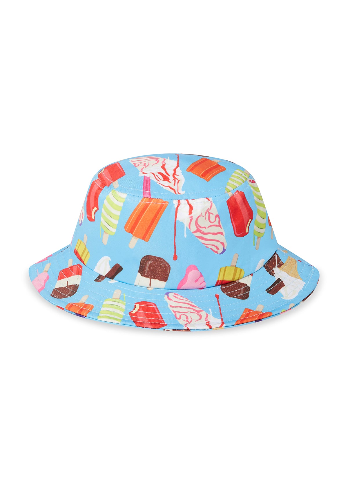 Kids Ice Cream Bucket Hat - Cute Summer Sun Protection for Boys & Girls - Perfect for Beach, Pool, and Outdoor Play