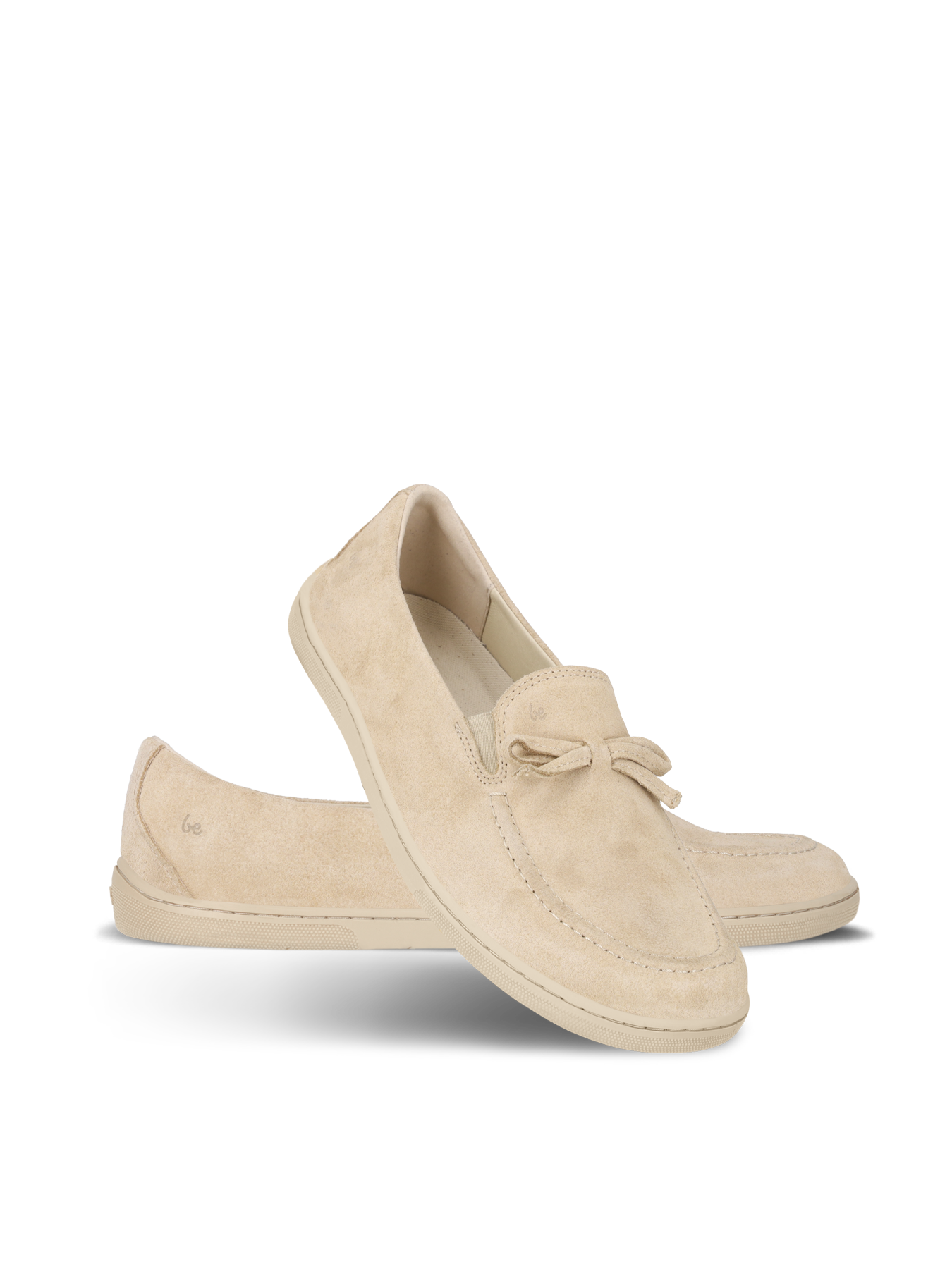 Barefoot Moccasins for Women - Be Lenka Aphrodite Soft Leather Minimalist Shoes in Beige | Comfortable House Slippers & Indoor/Outdoor Walking Shoes