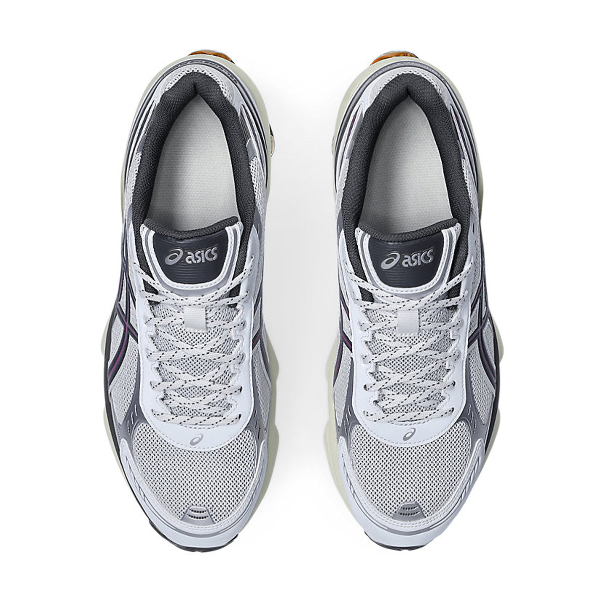 ASICS GEL-Kinetic Fluent Running Shoes for Men & Women - White Truffle/Grey - Lightweight Cushioned Sneakers for Jogging, Gym Workouts & Daily Wear