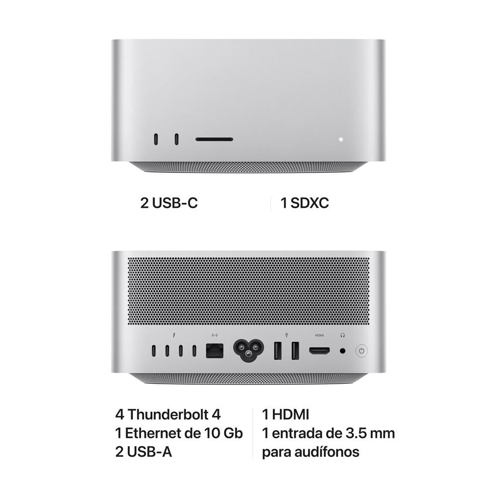 Apple Mac Studio with M1 Ultra Chip - 10-Core CPU & 32-Core GPU, 1TB SSD - Powerful Desktop Computer for Creative Professionals, Video Editing & 3D Rendering