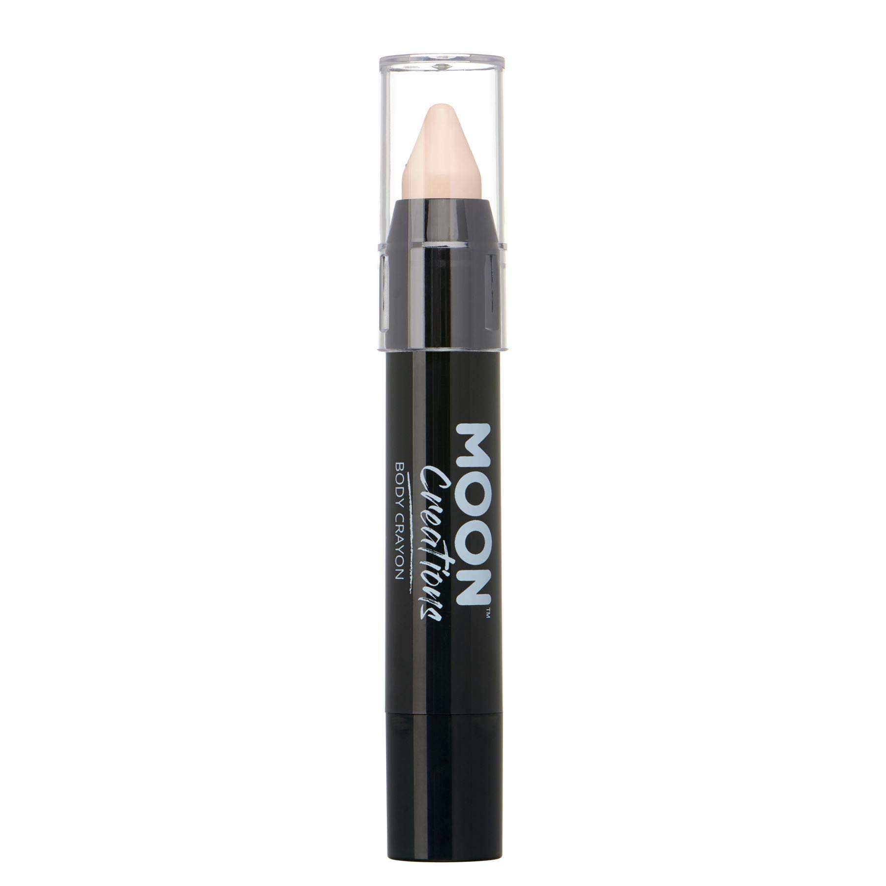 Moon Creations Face Paint Stick & Body Crayon - Non-Toxic Makeup for Kids & Adults - 0.12oz Pale Skin Tone - Perfect for Halloween, Cosplay, Face Painting Parties & Festivals