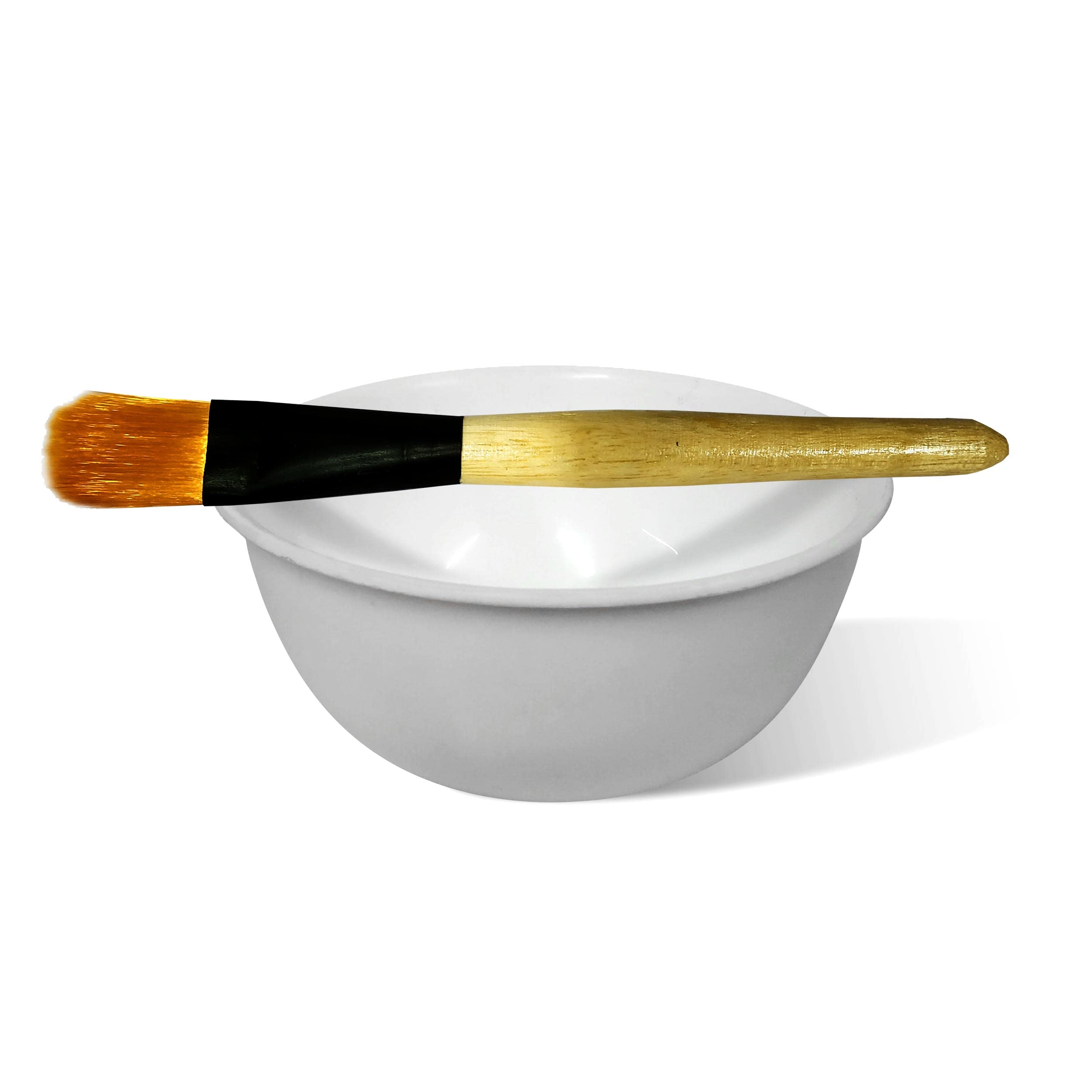 Premium Facial Mask & Face Pack Set with Large Wooden Soft Brush and Bowl - Spa Quality Skincare for Glowing Skin at Home