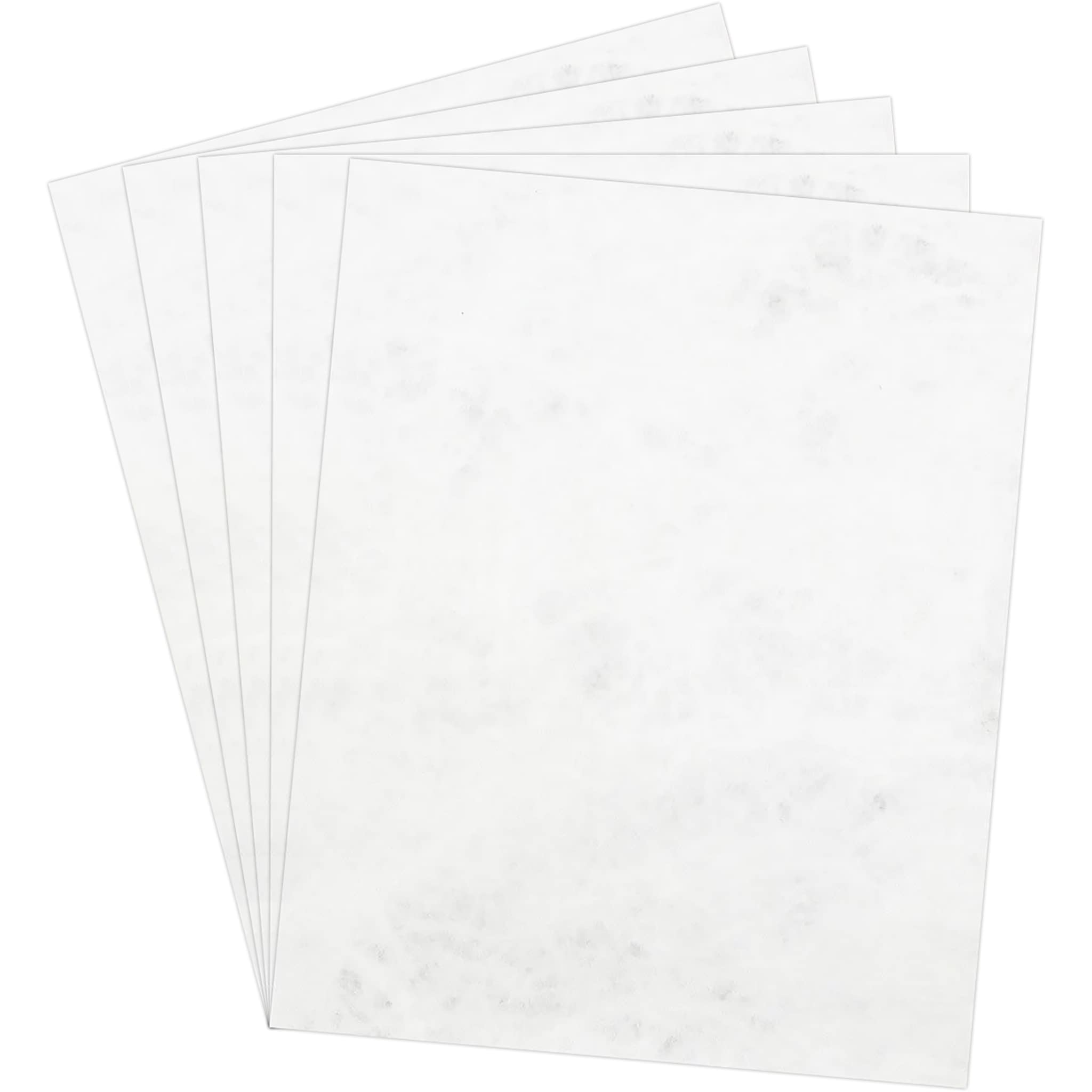 JAM PAPER Tyvek 14lb Tear-Proof Waterproof White Paper (55 gsm) - 50 Sheets, 8.5
