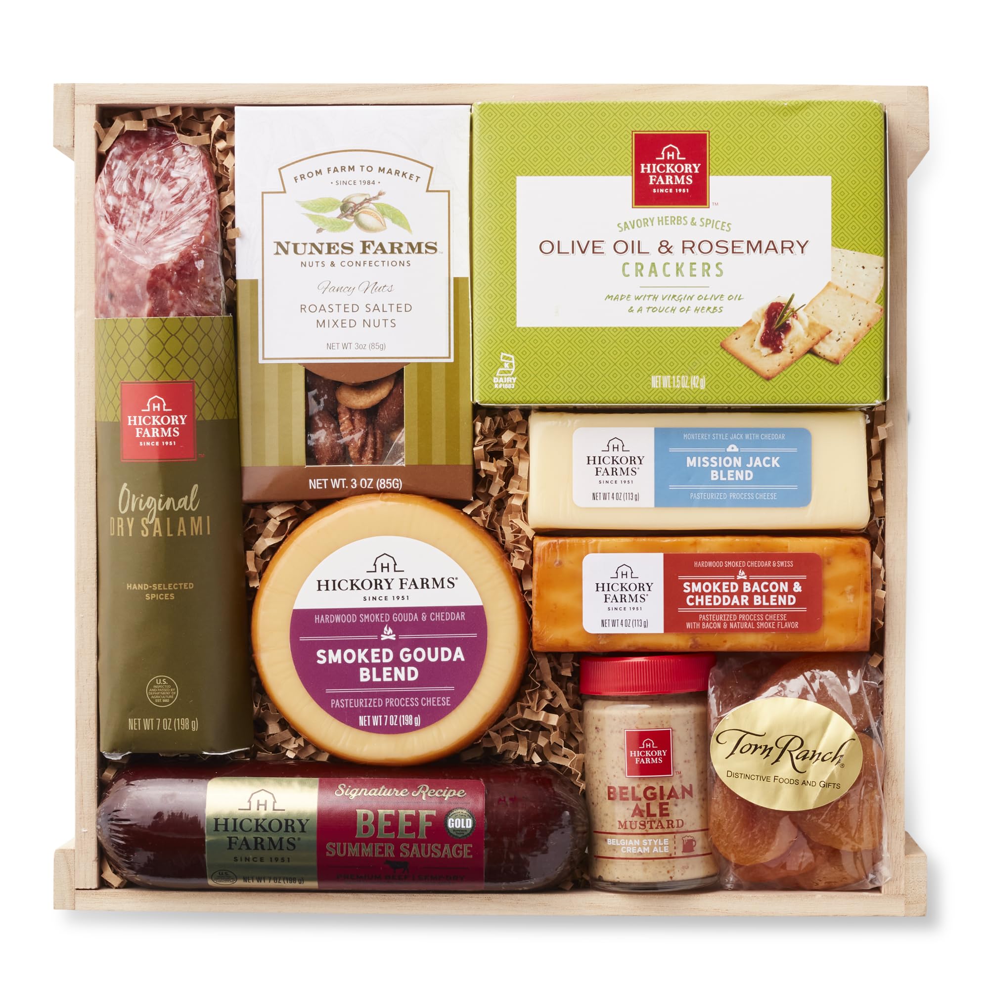 Premium Gourmet Meat and Cheese Gift Box - Artisan Charcuterie Board for Holidays, Parties & Corporate Gifting | Perfect for Christmas, Thanksgiving & Special Occasions