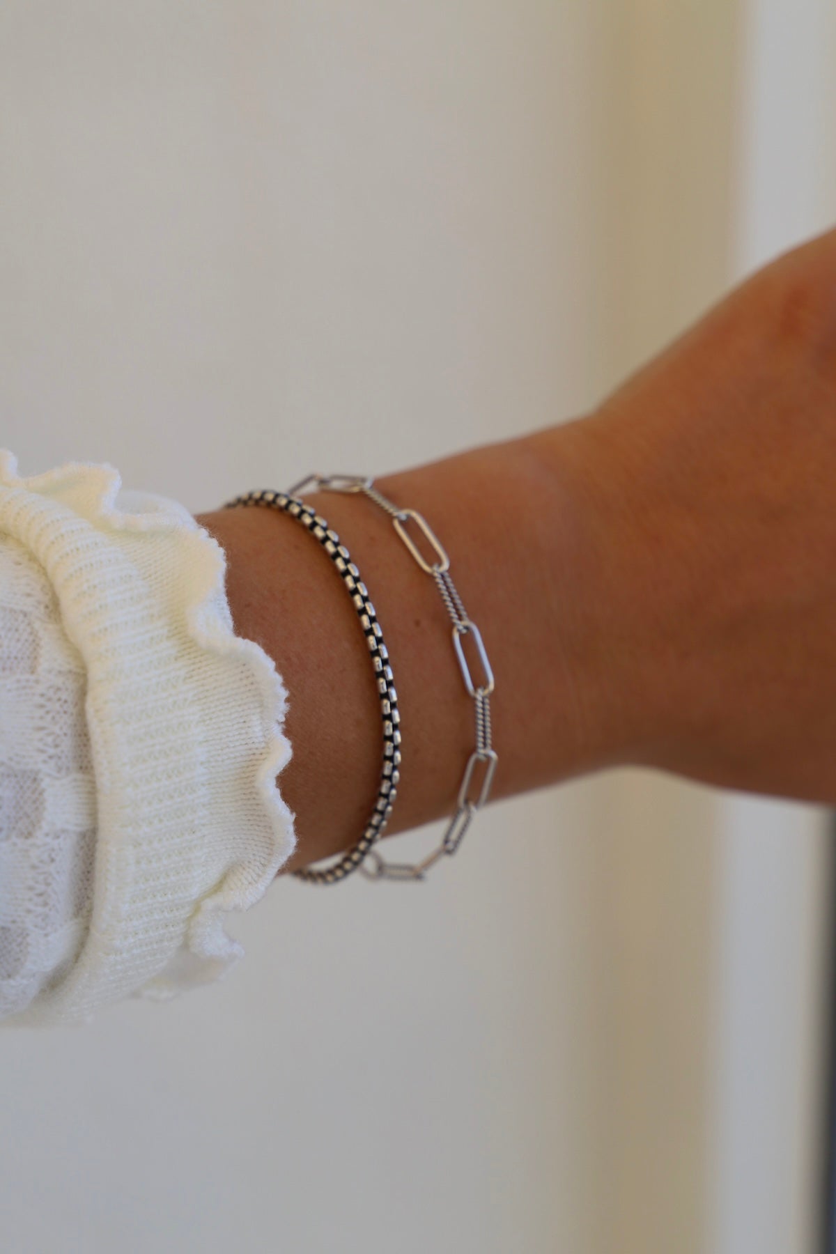 Vintage Antique Silver Cecilia Chain Bracelet for Women - Elegant Jewelry Gift for Parties, Weddings & Everyday Wear