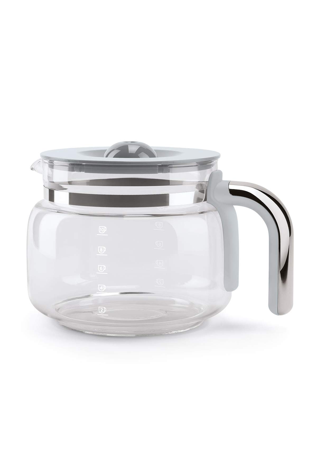 Smeg 11-Cup Filter Coffee Machine - White - Premium Drip Coffee Maker for Home & Office Use