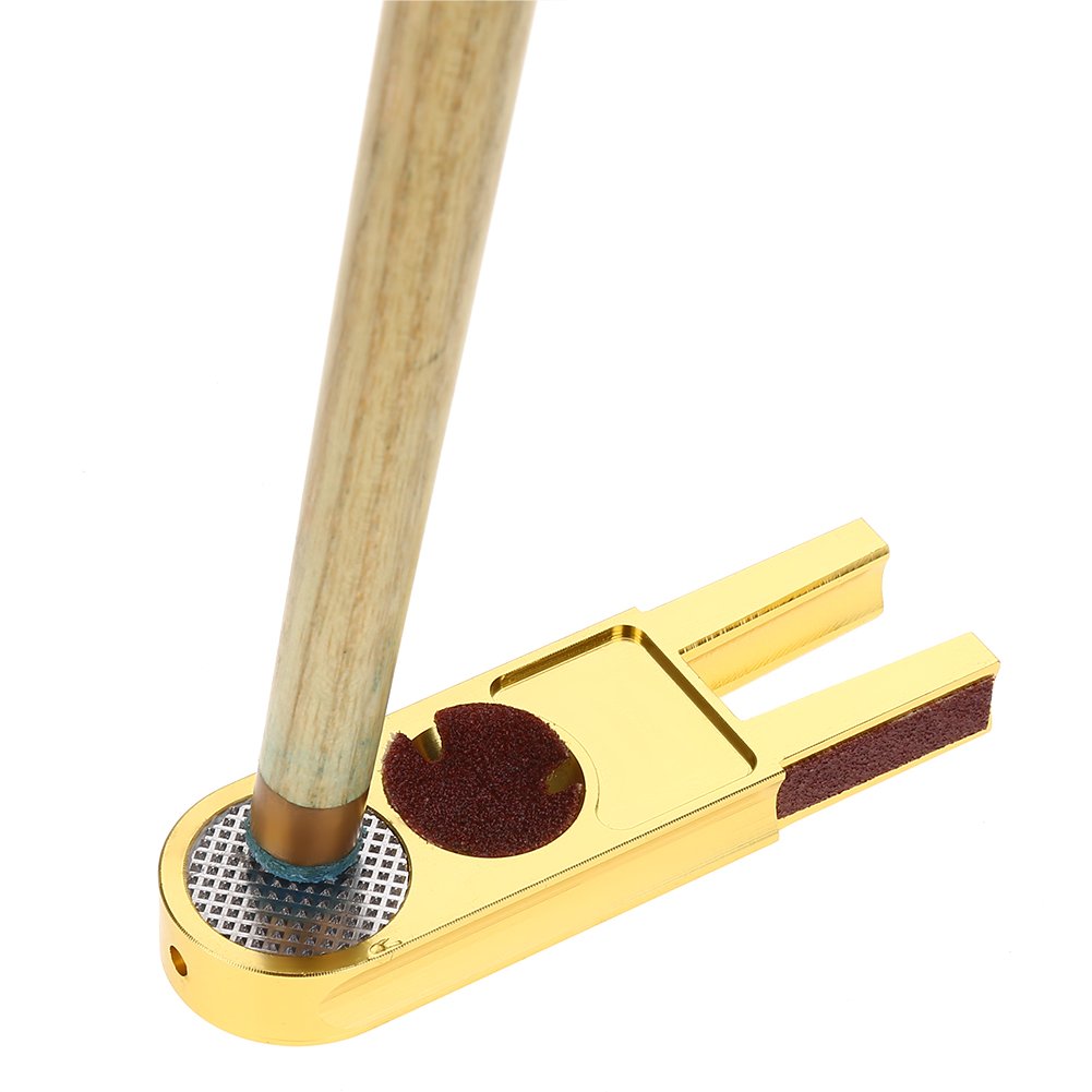 3 in 1 Multifunction Pool Cue Cleaner & Trimmer - Billiard Cue Repair Tool for Tapered Tip Maintenance, Perfect for Home & Professional Use