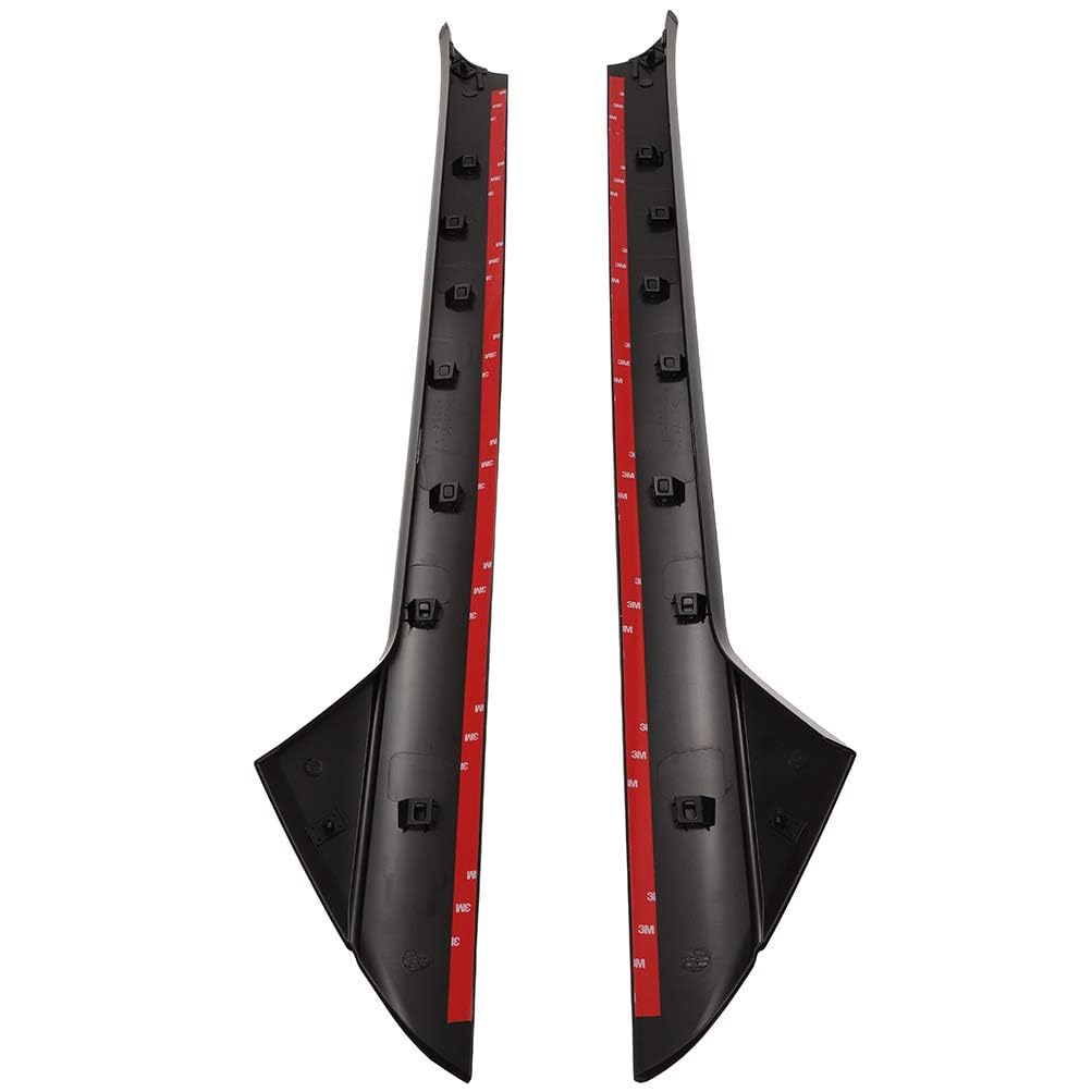 SCITOO Front Windshield Outer Trim A-Pillar for 2011-2019 Ford Explorer 4-Door SUV - Glossy Black Left & Right Replacement (OE# BB5Z-7803145-AA/BB5Z-7803137-AB) - Perfect for Weather Protection & Enhanced Vehicle Appearance