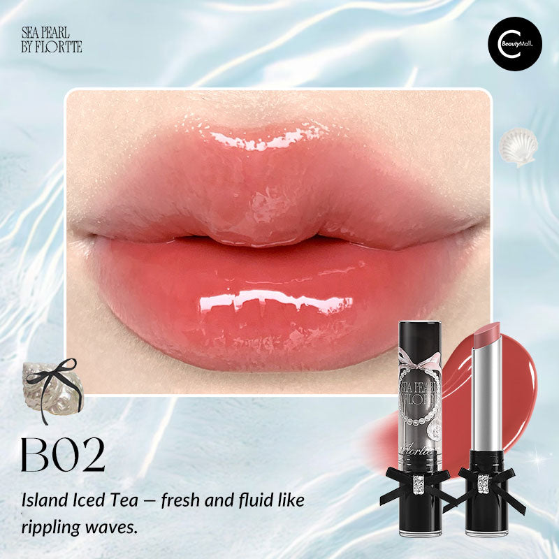 FLORTTE Glass Sea Collection – Hydrating Solid Lip Gloss with Shine | Perfect for Everyday Wear & Special Occasions