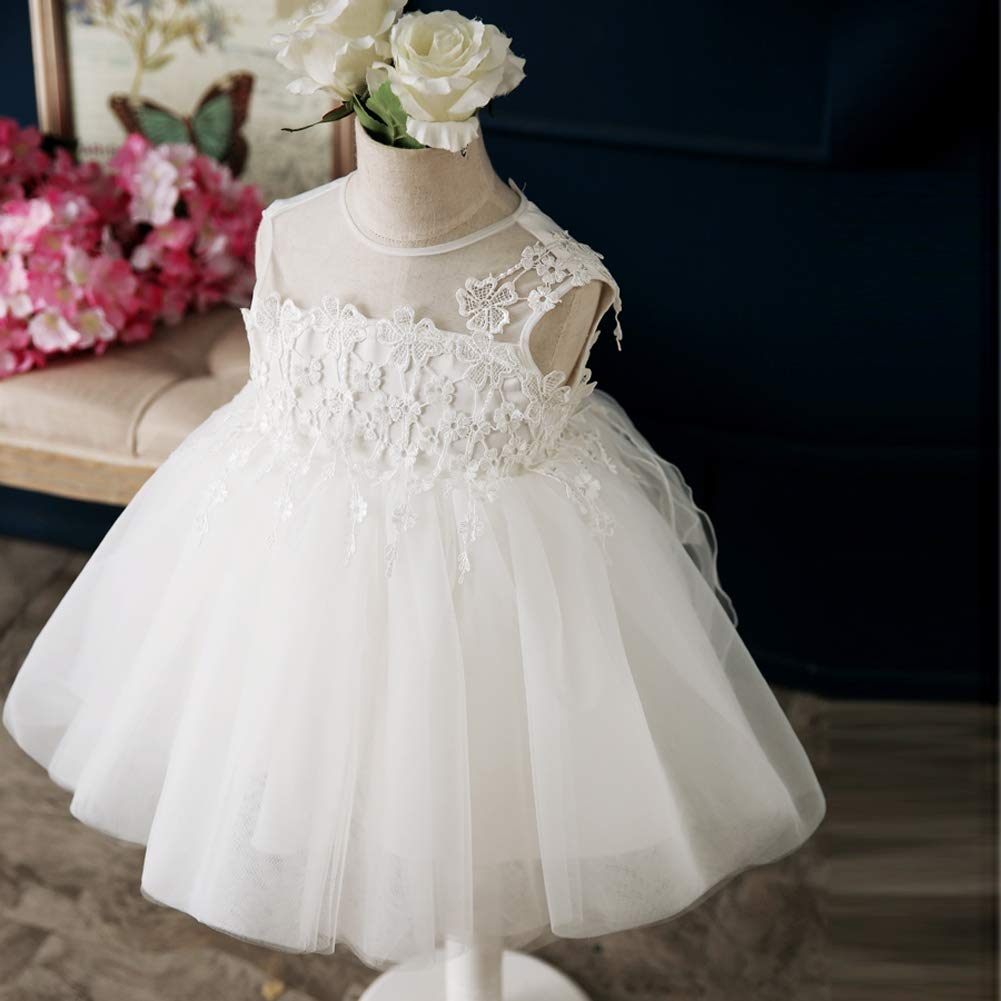 Elegant Baby Princess Lace Bridesmaid & Flower Girl Wedding Dresses - Perfect for Church Ceremonies, Garden Weddings & Formal Occasions