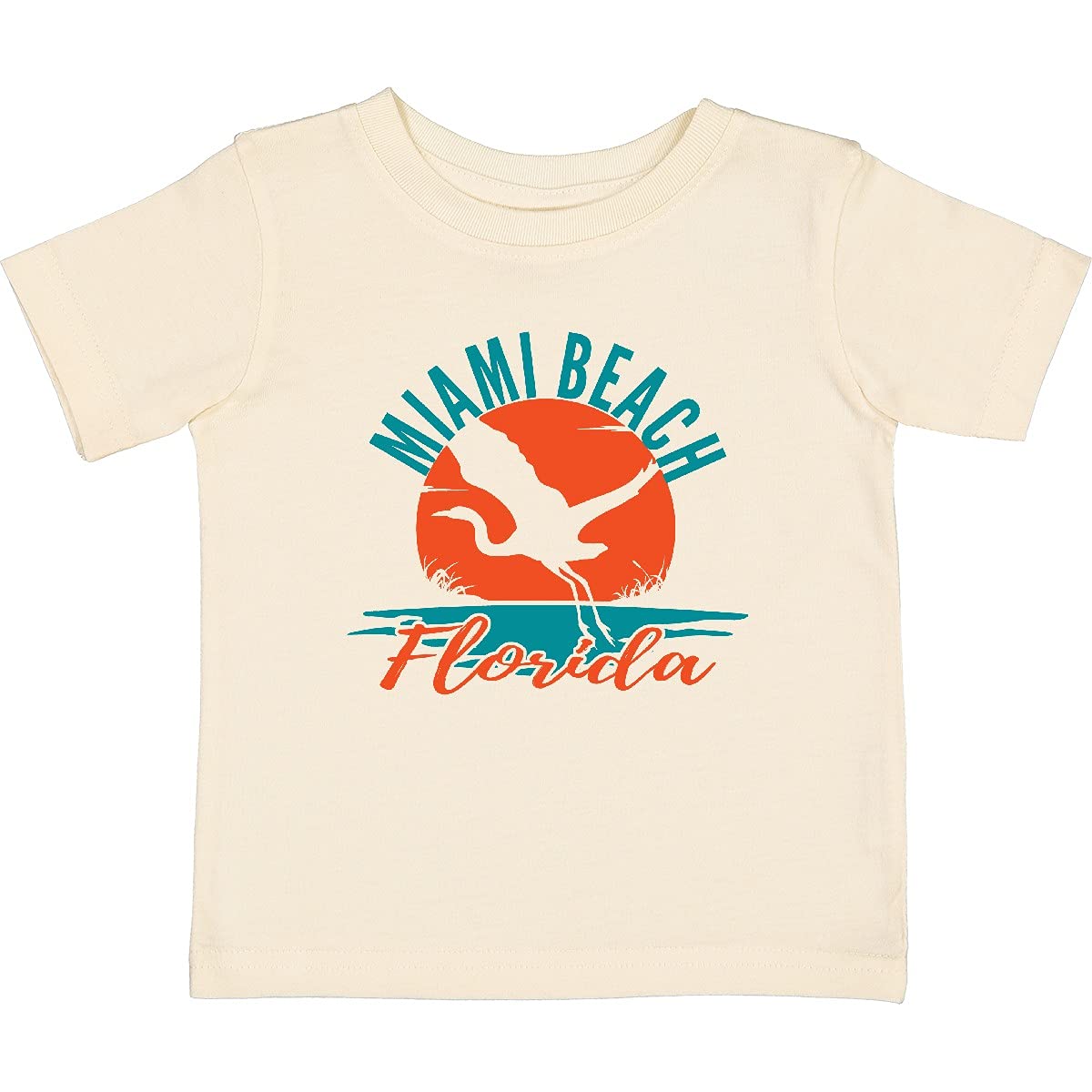 Inktastic Miami Beach Florida Vacation Trip Baby T-Shirt - Cute Florida Souvenir Gift for Infants & Toddlers - Perfect for Beach Trips, Family Vacations & Photo Shoots