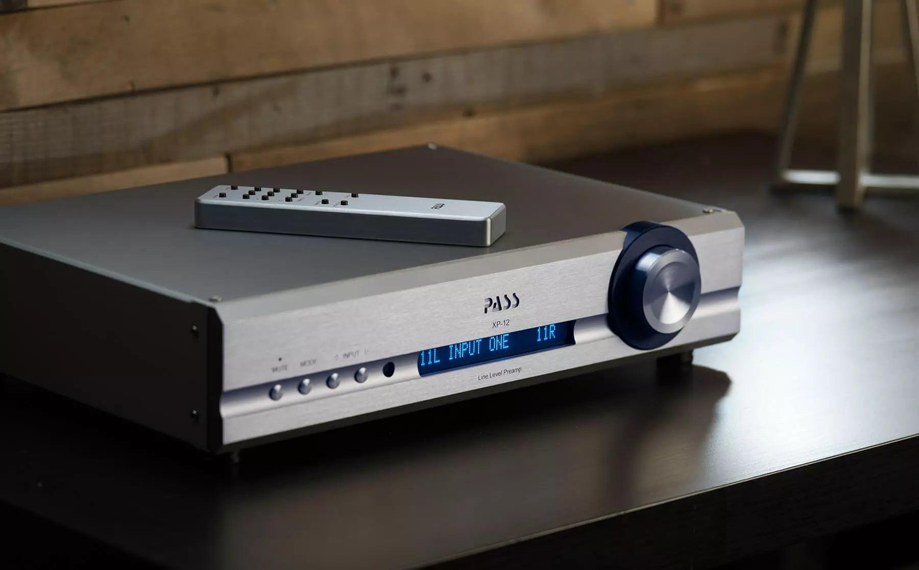 Pass Labs XP 12 High-End Preamplifier - Audiophile Grade Stereo Preamp for Home Theater & Music Systems - Perfect for Vinyl, CD & Streaming Audio Setup