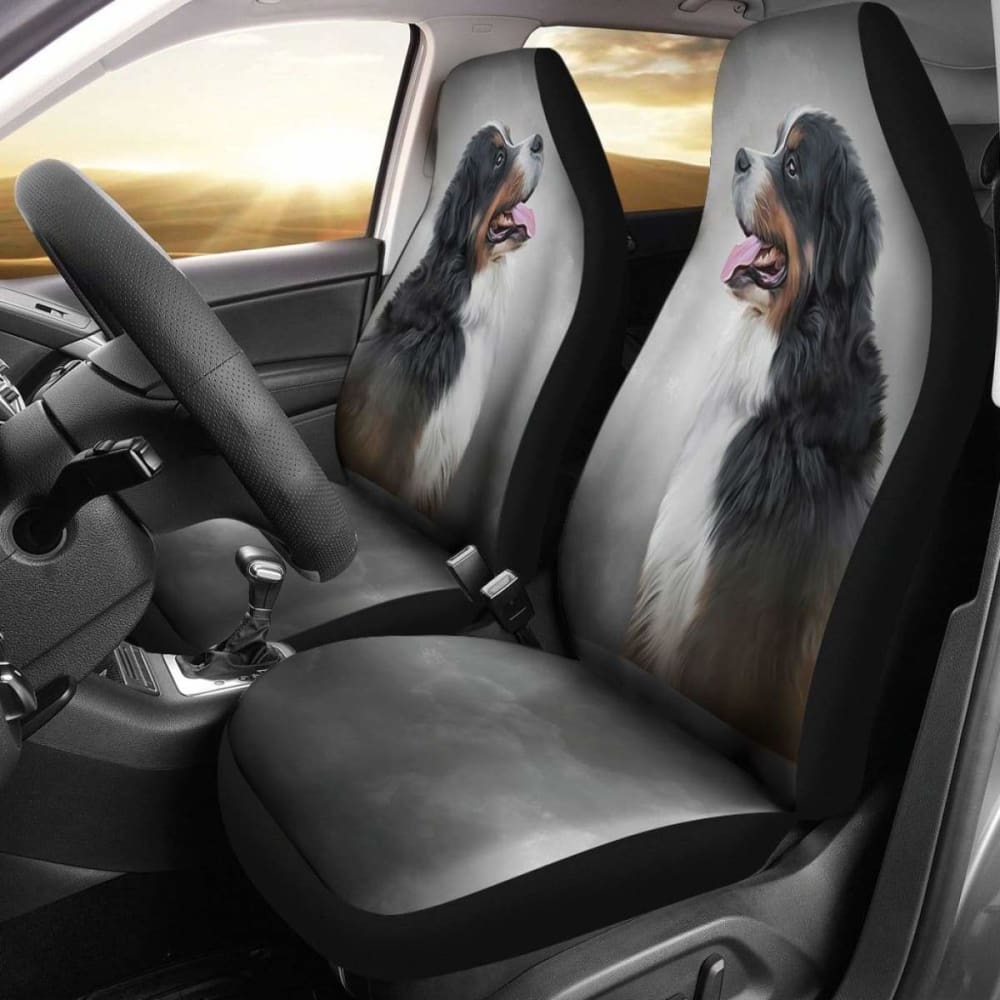 Premium Bernese Mountain Dog Car Seat Covers - Waterproof & Non-Slip Pet Seat Protector for Cars, SUVs & Trucks - Perfect for Travel, Daily Commute & Outdoor Adventures with Your Dog