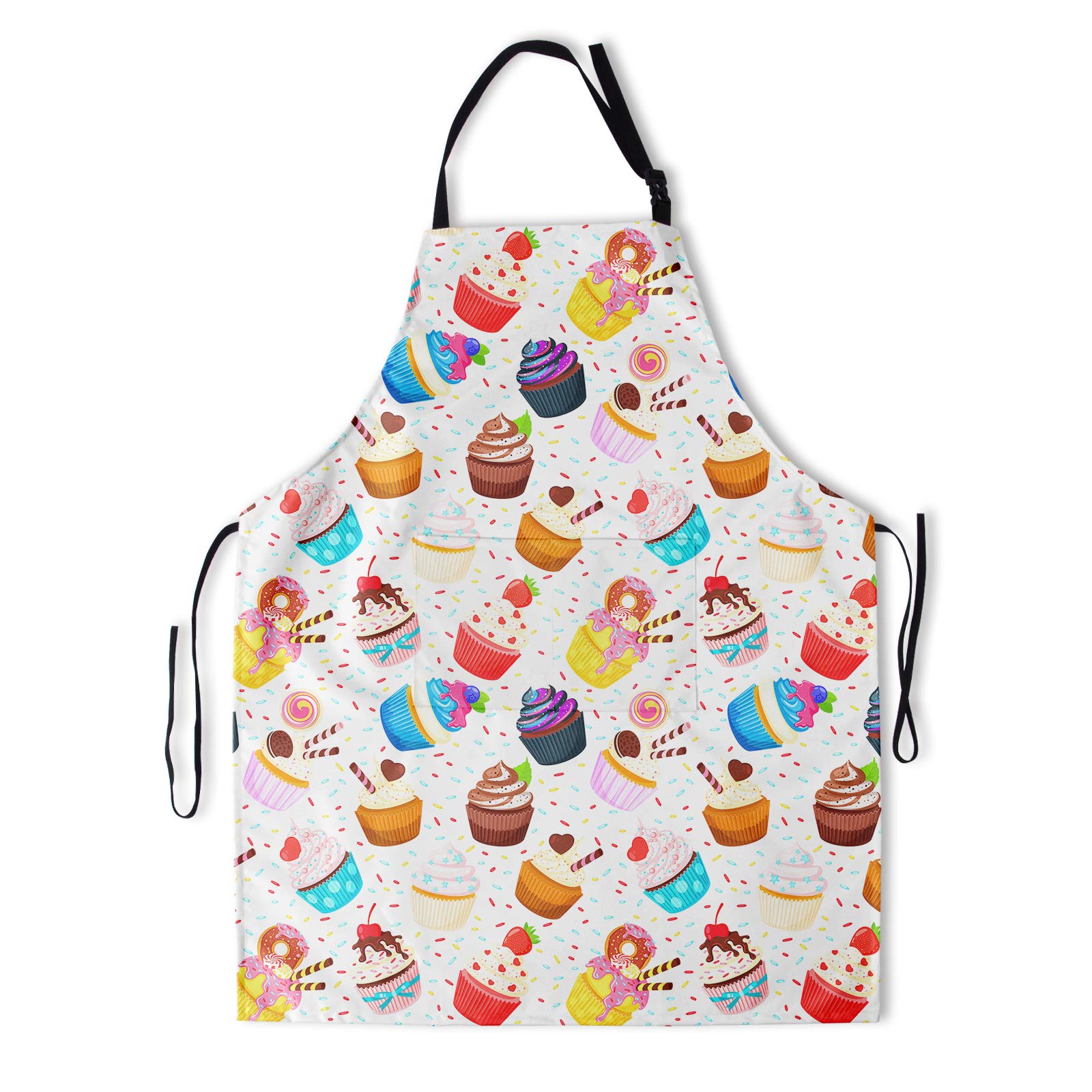 Granbey Apron with 2 Pockets - Premium Kitchen Chef Apron for Cooking, Baking & Grilling - Perfect for Adults, Home Chefs & Professional Cooks - Ideal for BBQ, Baking & Kitchen Cooking Activities
