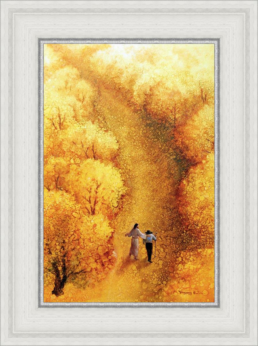 By Your Side - Heartwarming Art Print by Yongsung Kim | Christian Home Decor, Wall Art for Living Room & Bedroom | Perfect Gift for Weddings, Anniversaries & Housewarming